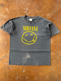 1992 Nirvana "smiley face nevermind" band shirt (XL)