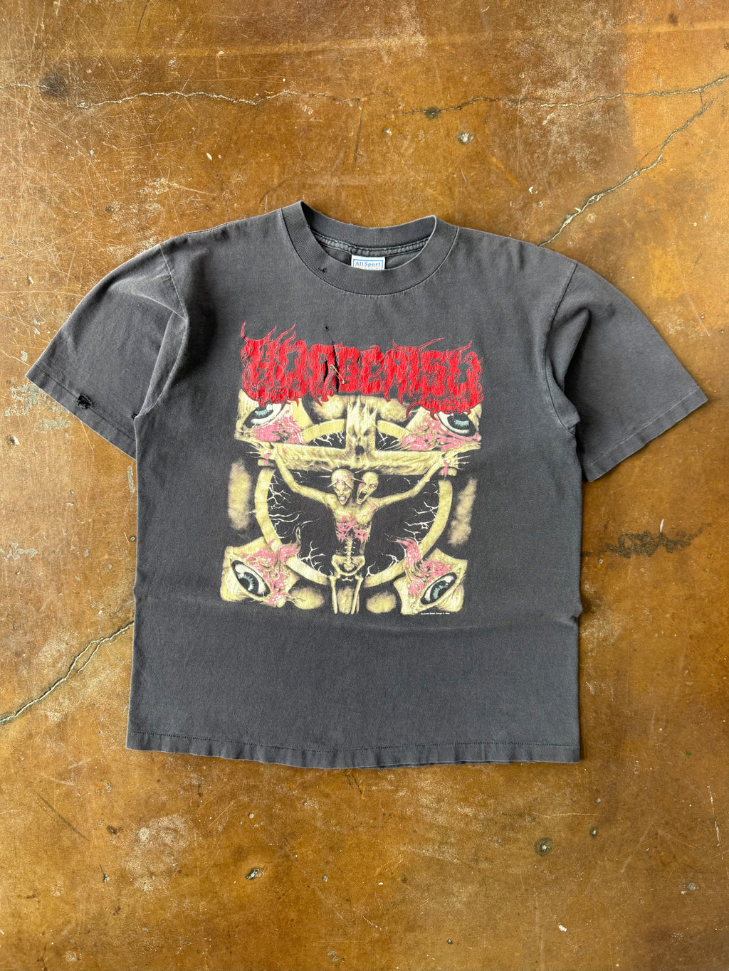 1993 lightly distressed Hypocrisy "osculum obscenum" band shirt (LARGE)