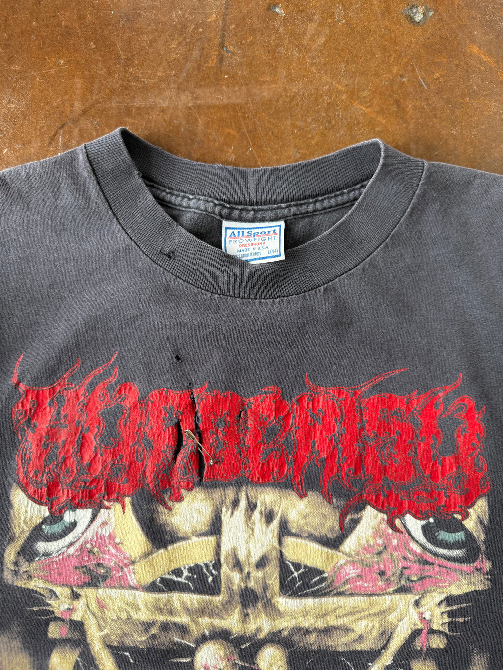 1993 lightly distressed Hypocrisy "osculum obscenum" band shirt (LARGE)