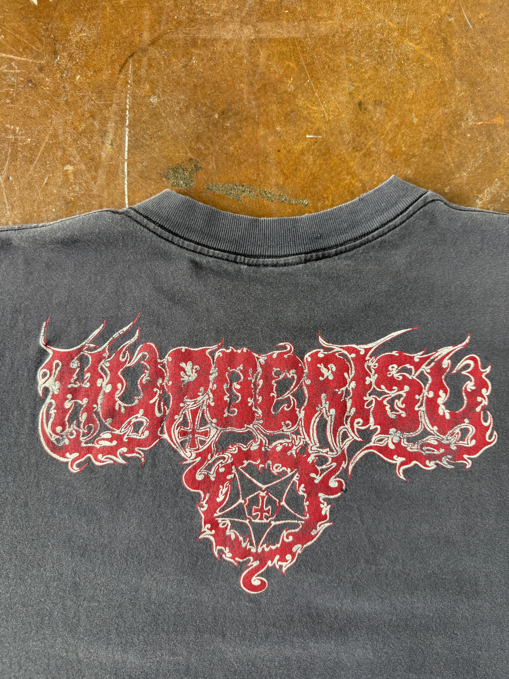 1993 lightly distressed Hypocrisy "osculum obscenum" band shirt (LARGE)