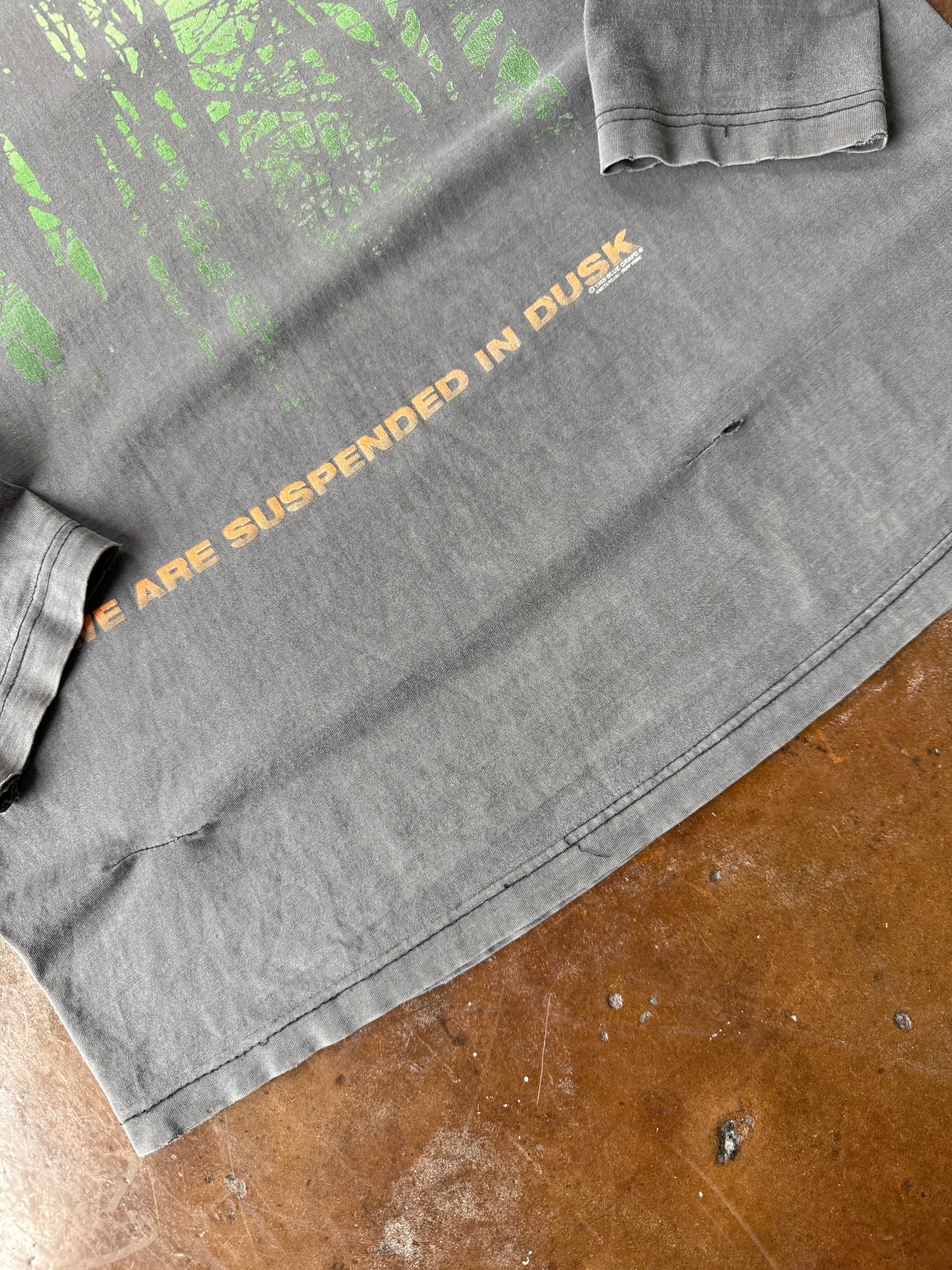 1995 faded Type O Negative "we are suspended in dusk" longsleeve band shirt (XL)
