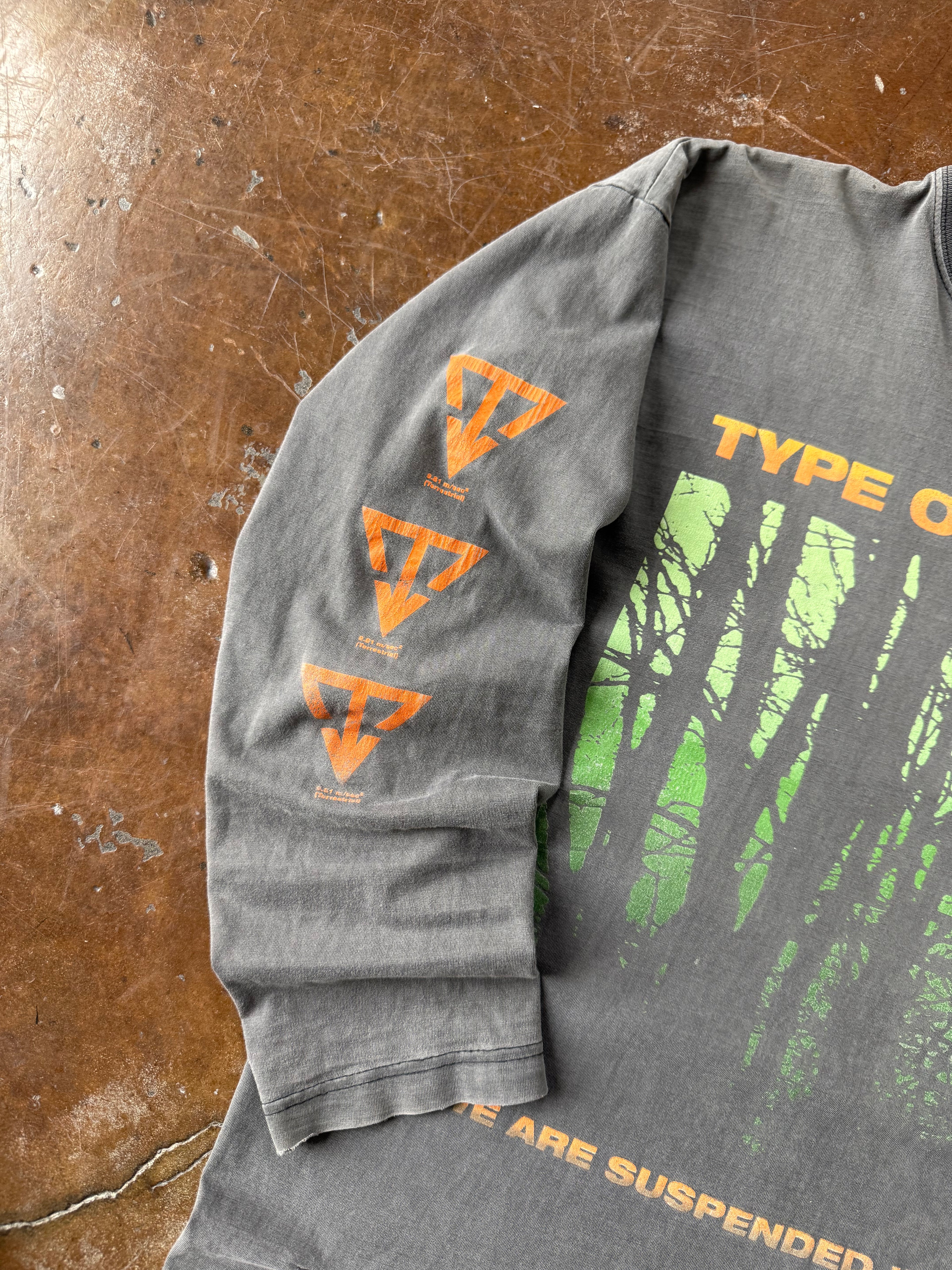 1995 faded Type O Negative "we are suspended in dusk" longsleeve band shirt (XL)