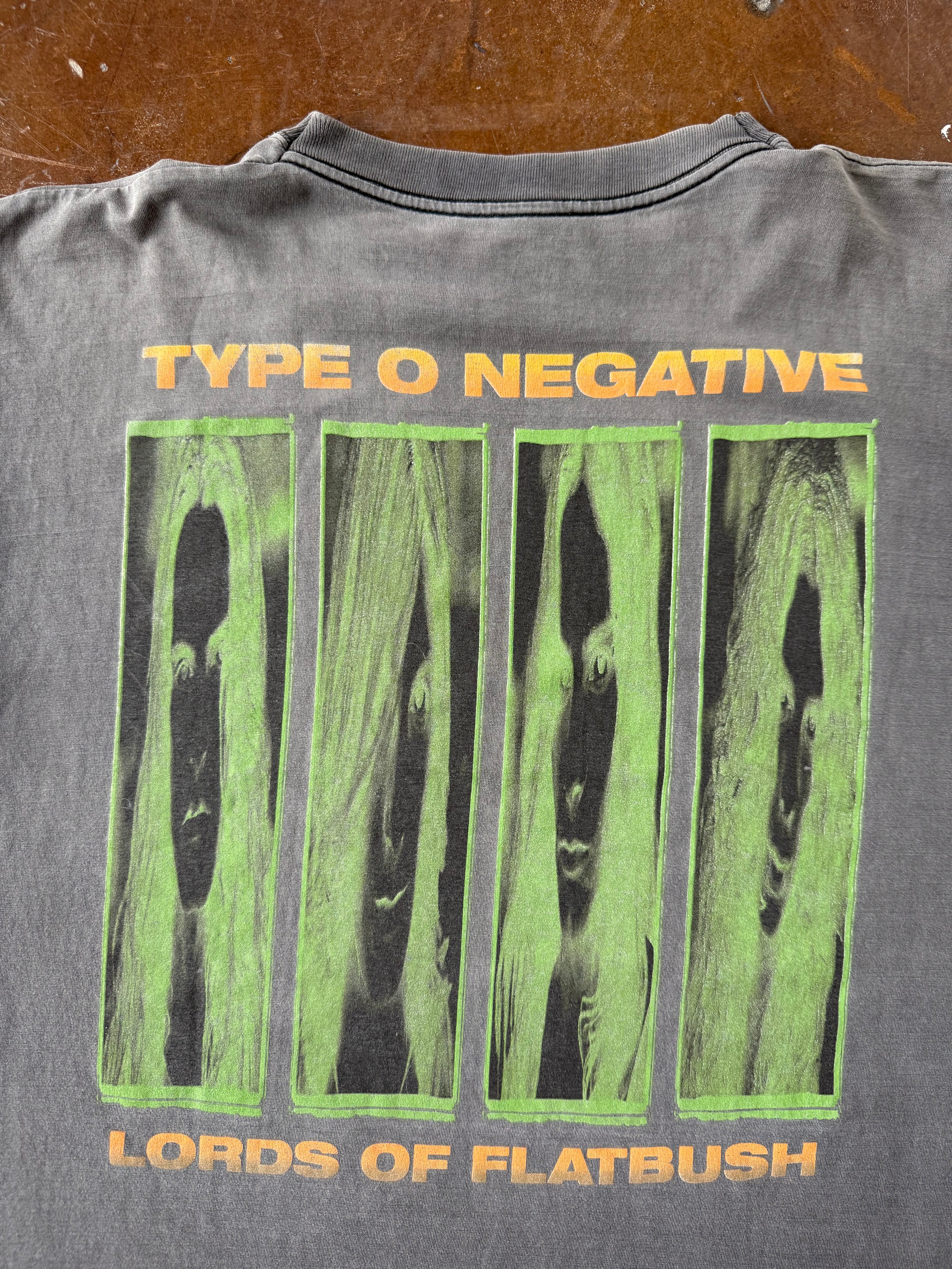 1995 faded Type O Negative "we are suspended in dusk" longsleeve band shirt (XL)