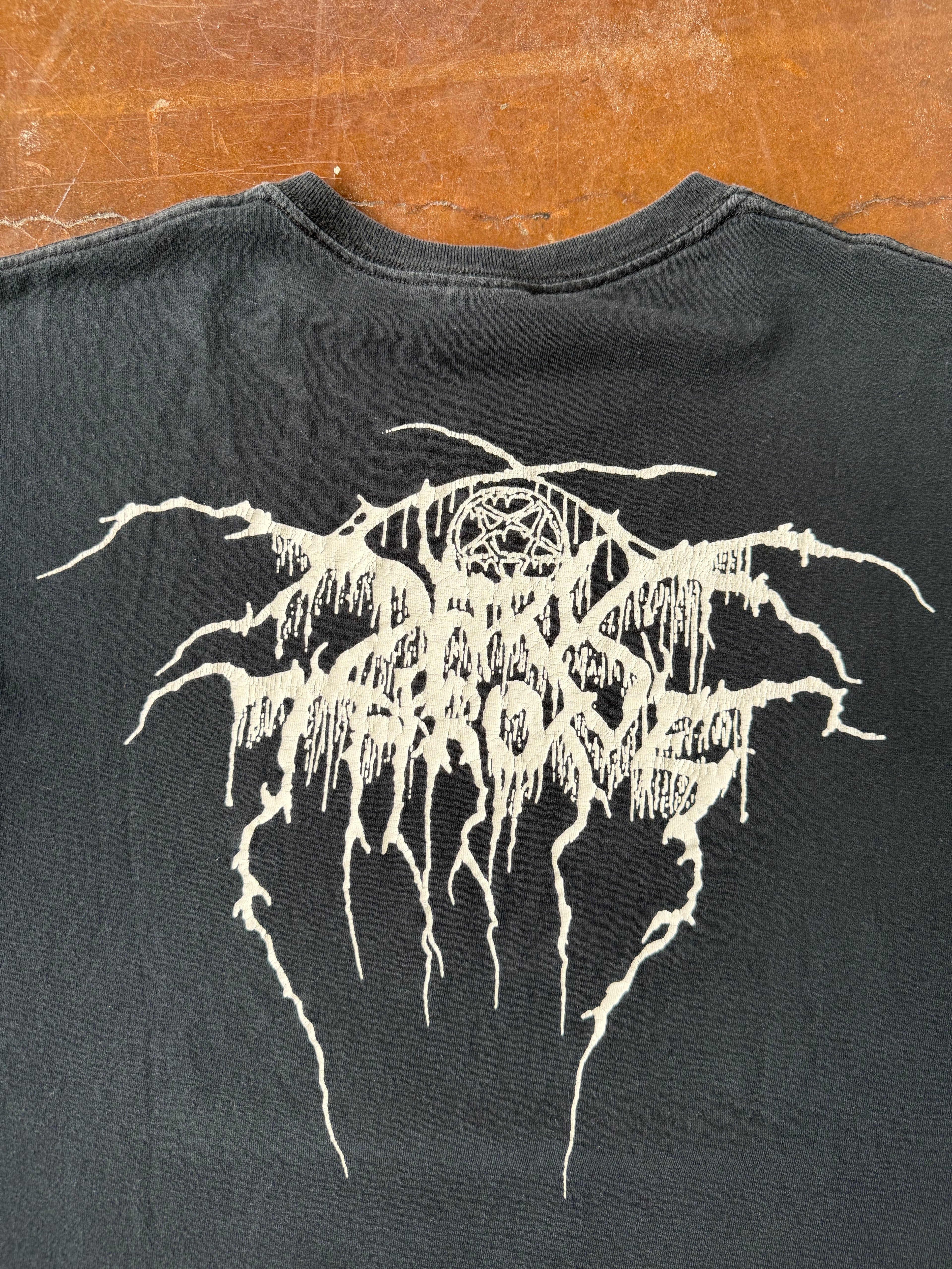 2000s Dark Throne "a blaze in the northern sky" band shirt (LARGE)