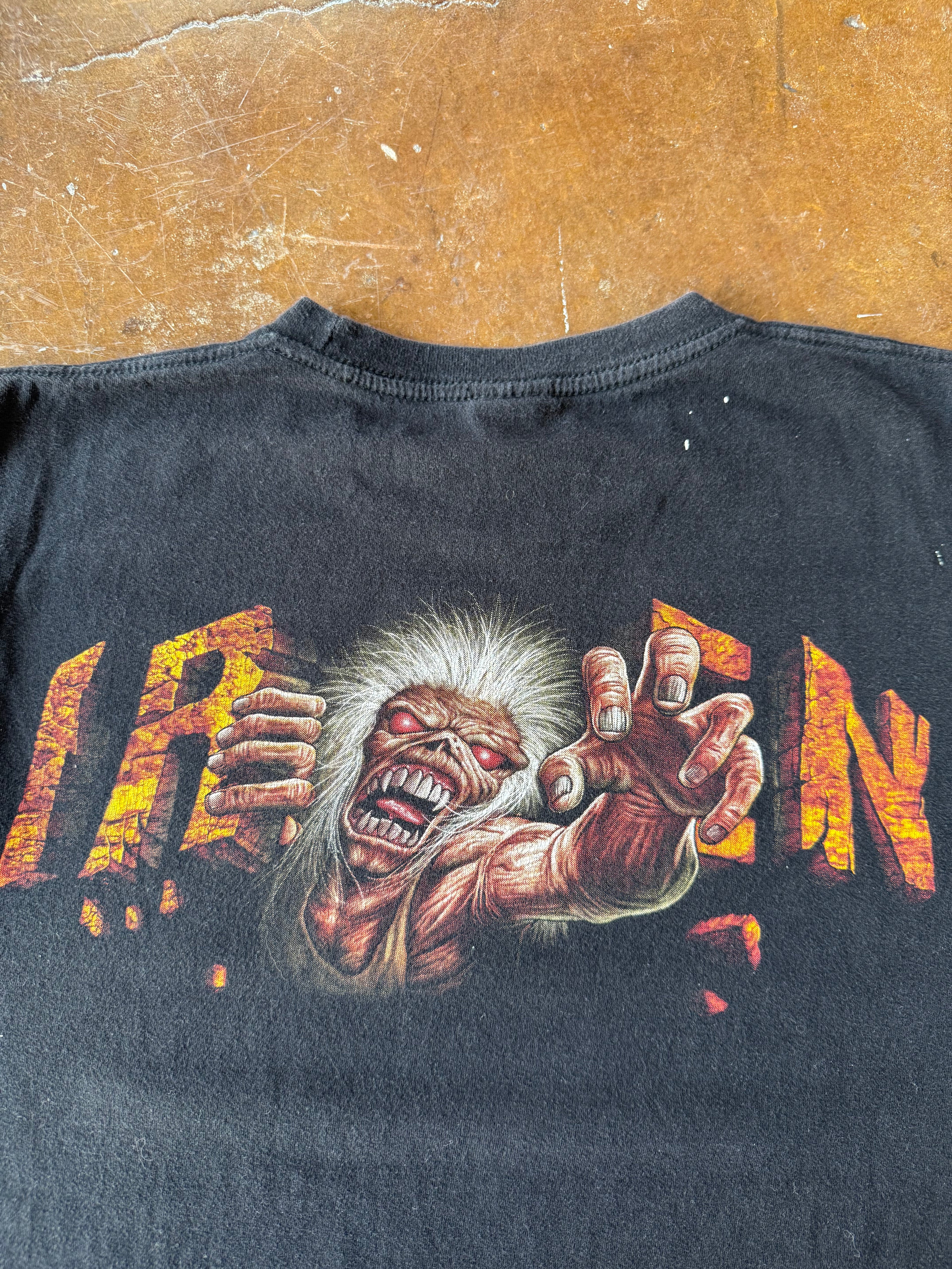2000s Iron Maiden "a matter of life and death" band shirt (MEDIUM)