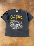 2000s Old Bikes & Good Whiskey biker shirt (XXL)