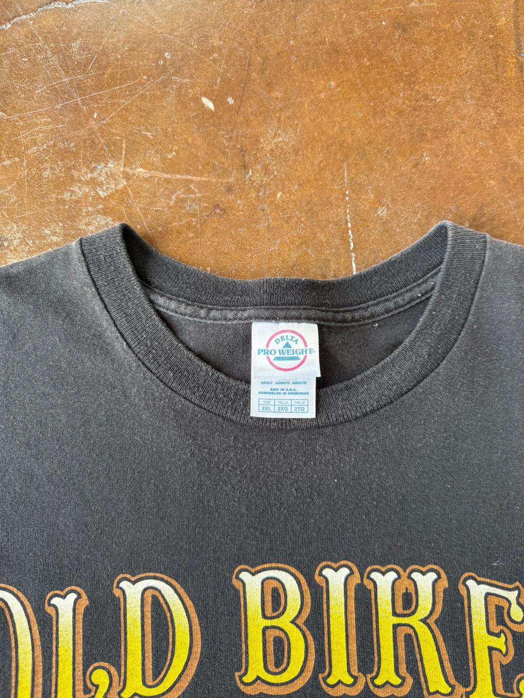 2000s Old Bikes & Good Whiskey biker shirt (XXL)