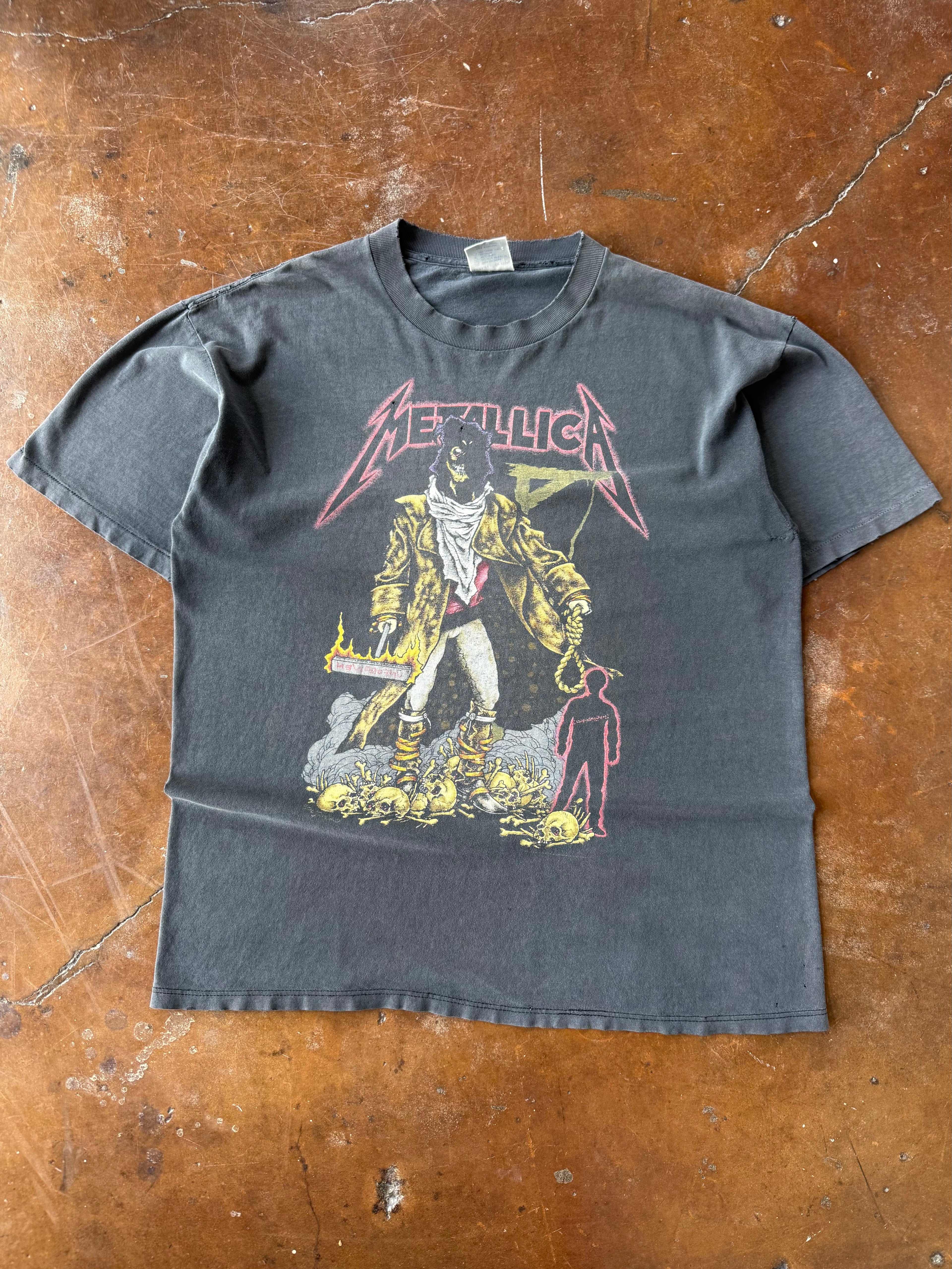 90s faded Metallica "so i dub thee unforgiven" band shirt (XL)