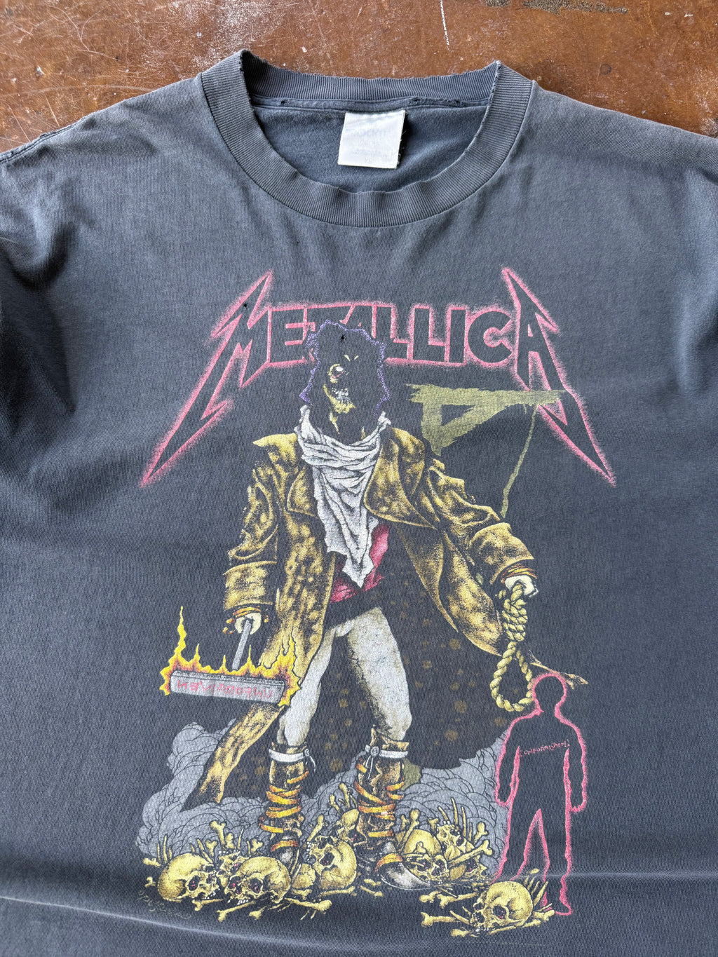 90s faded Metallica "so i dub thee unforgiven" band shirt (XL)