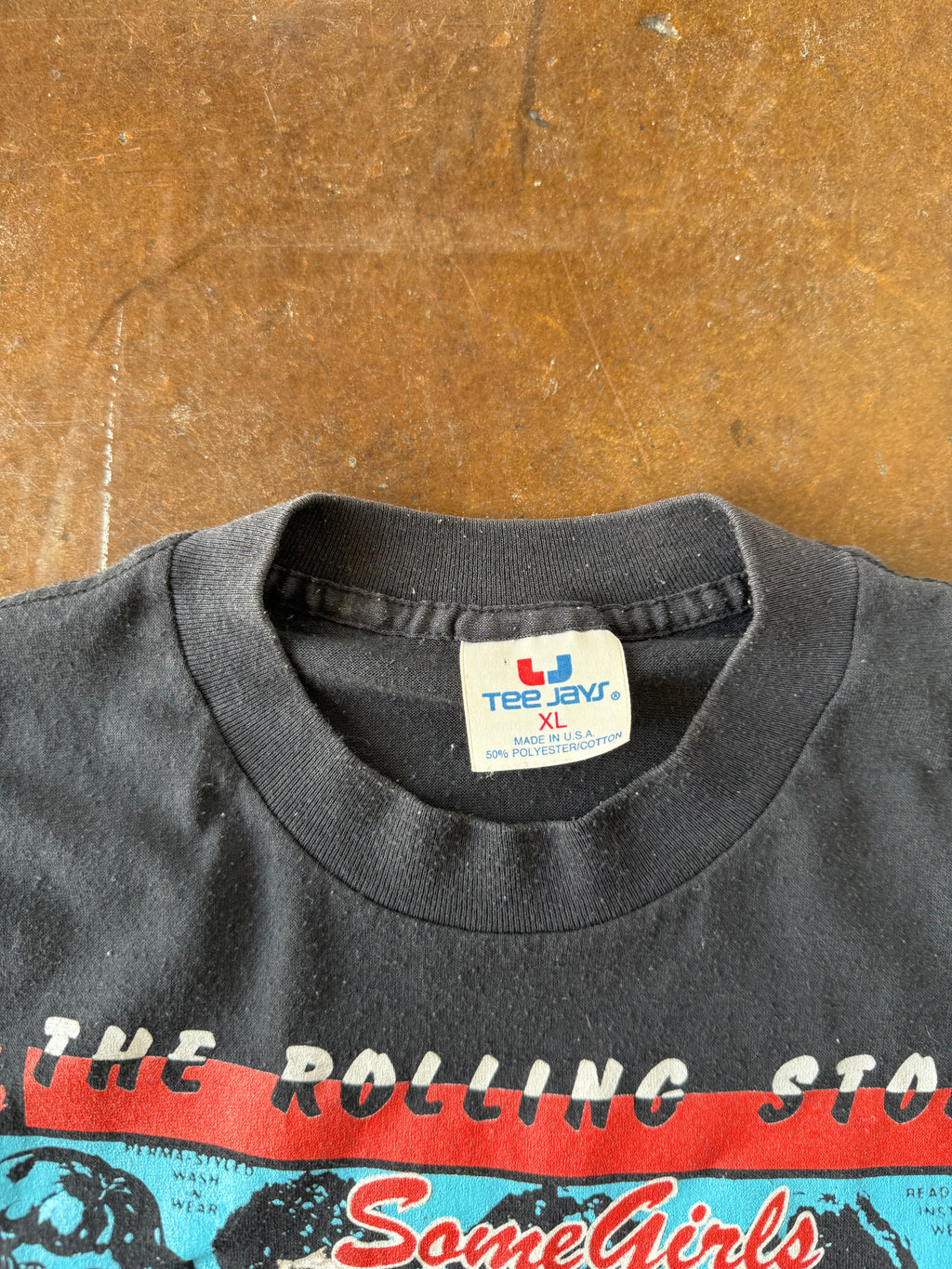 1989 Rolling Stones "some girls" band shirt (XL)