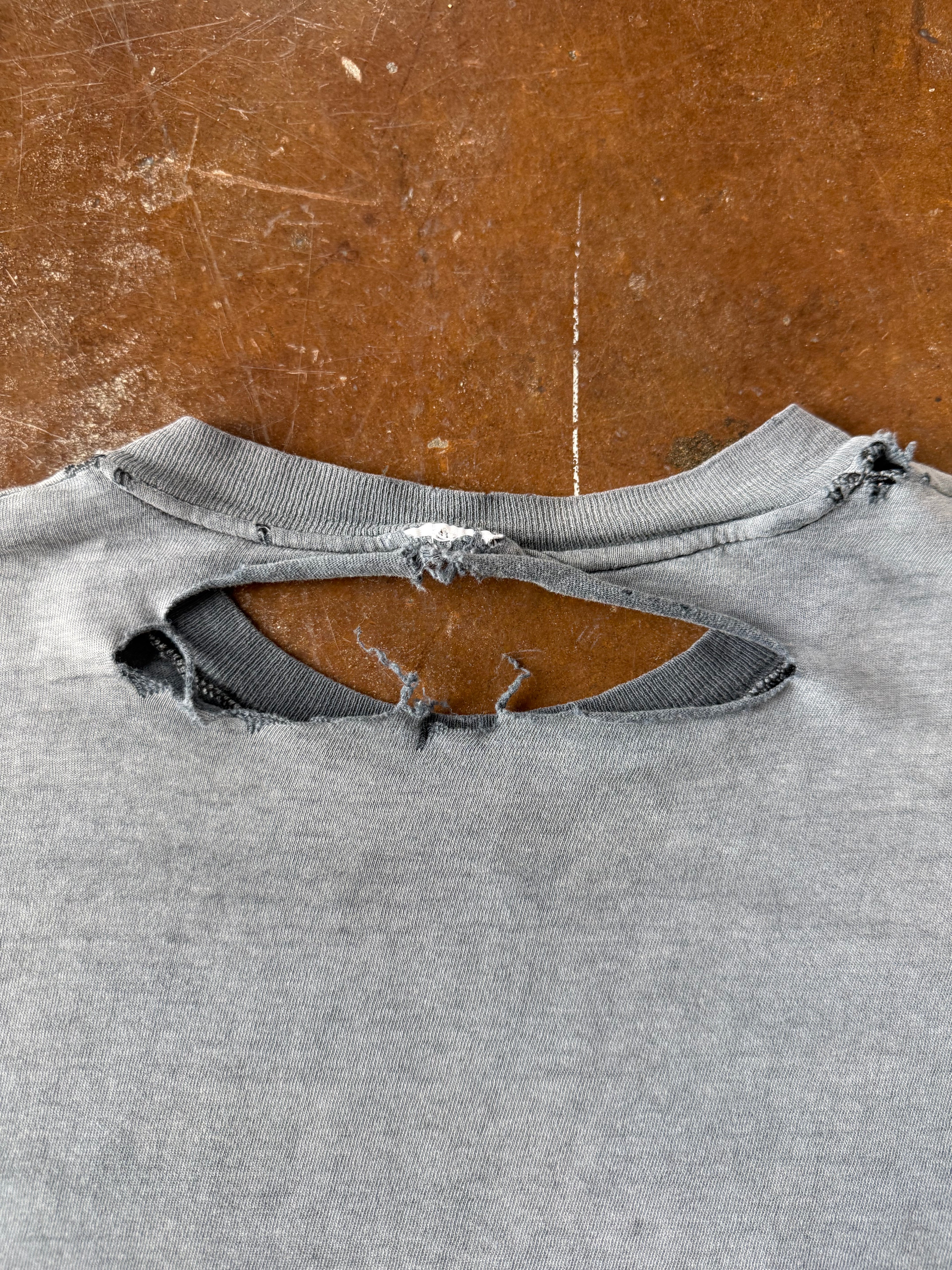90s faded & distressed KMOD rock n' roll radio station shirt (XL)