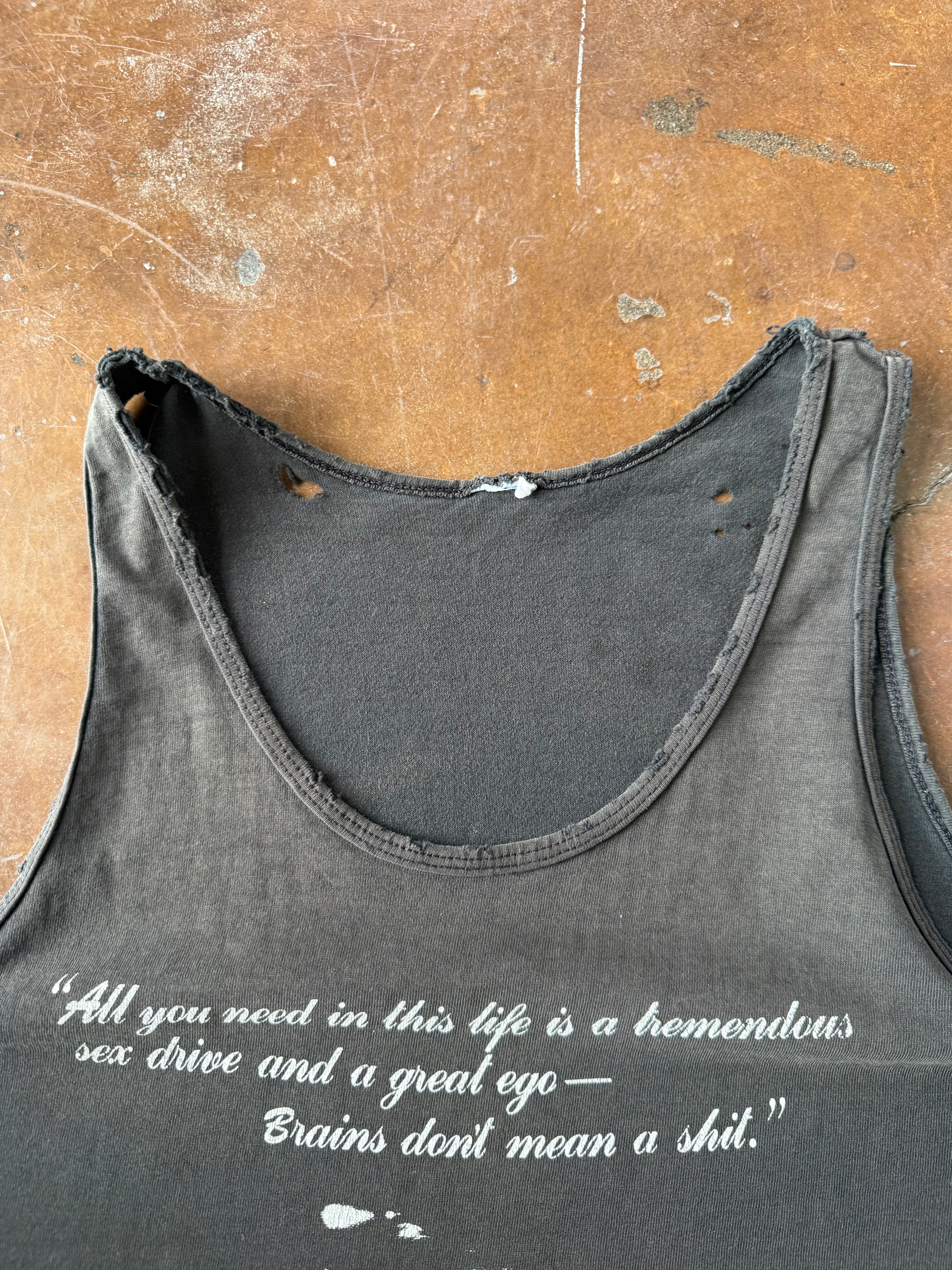 90s faded & distressed Captain Tony's Saloon tank top (LARGE)