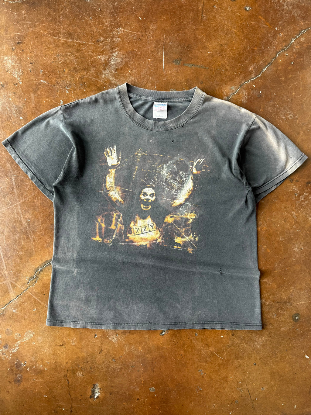 2000s faded & lightly distressed Ozzy Osbourne band shirt (LARGE)