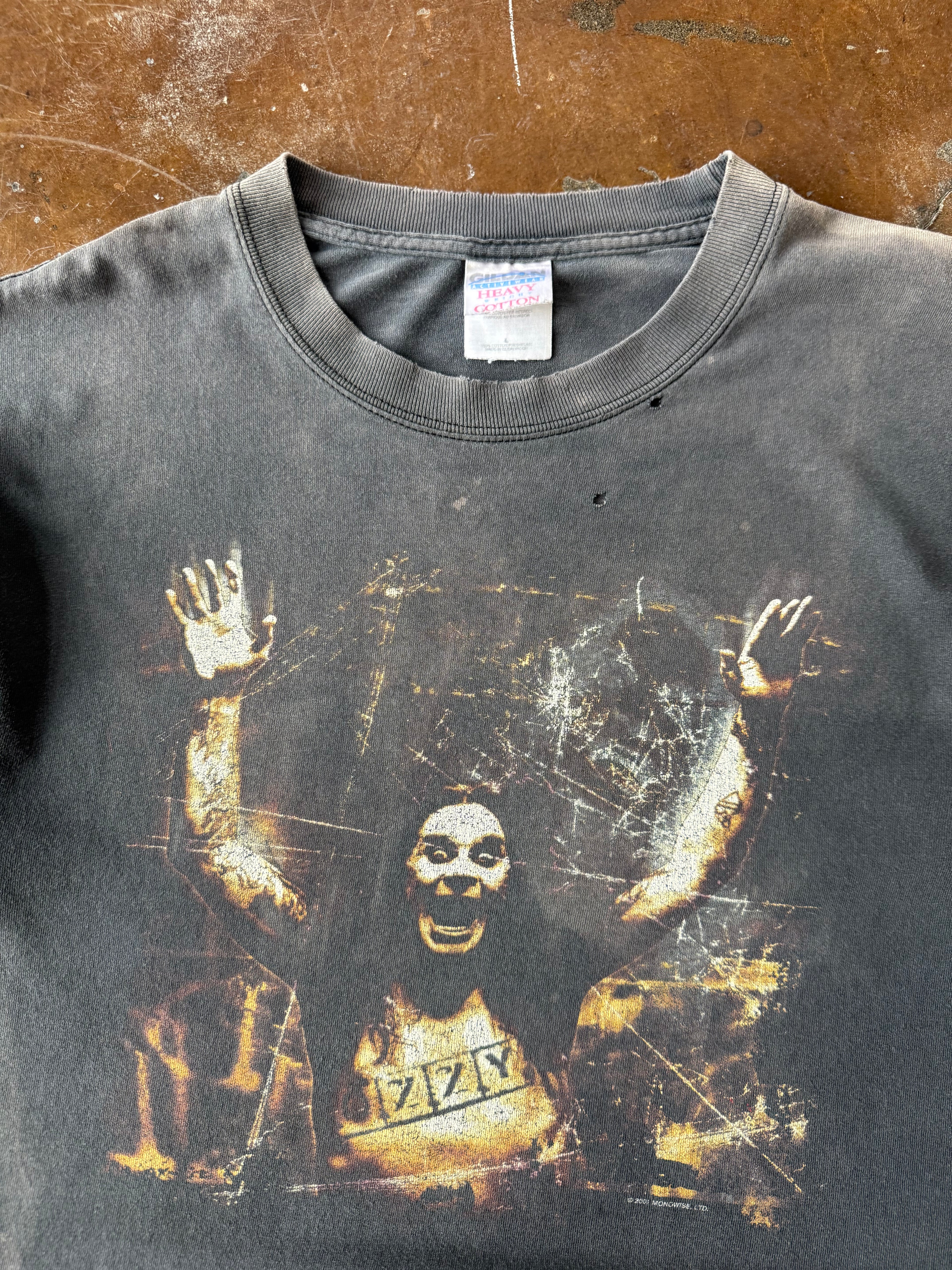2000s faded & lightly distressed Ozzy Osbourne band shirt (LARGE)