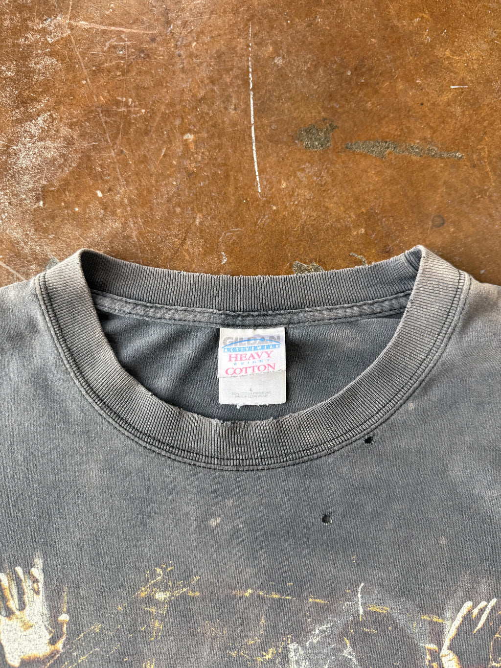 2000s faded & lightly distressed Ozzy Osbourne band shirt (LARGE)