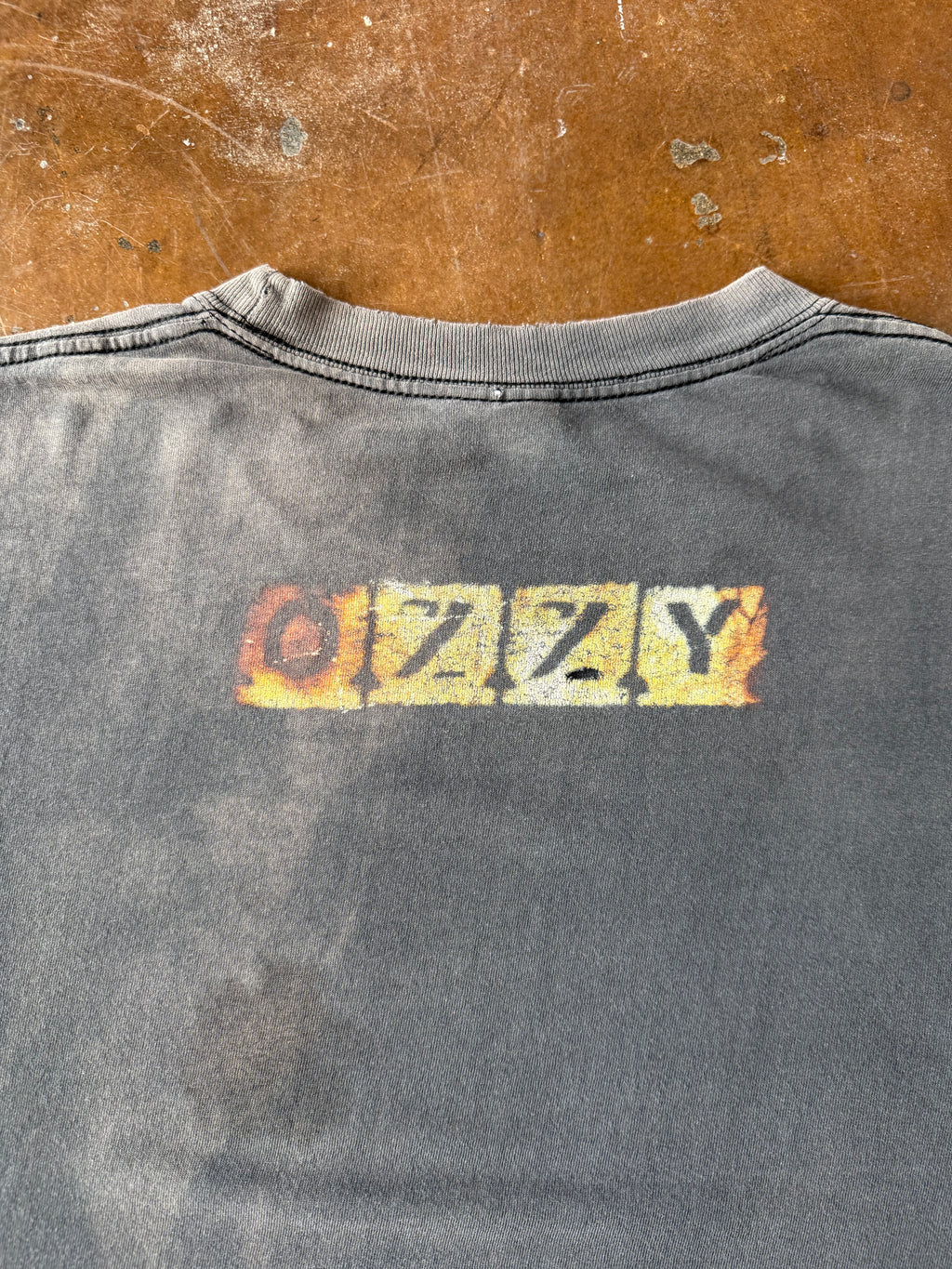 2000s faded & lightly distressed Ozzy Osbourne band shirt (LARGE)