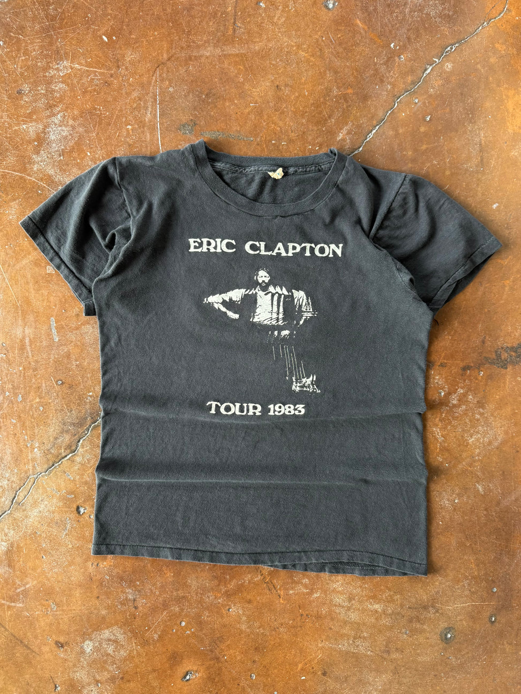 1983 Eric Clapton "american tour" shirt (MEDIUM)