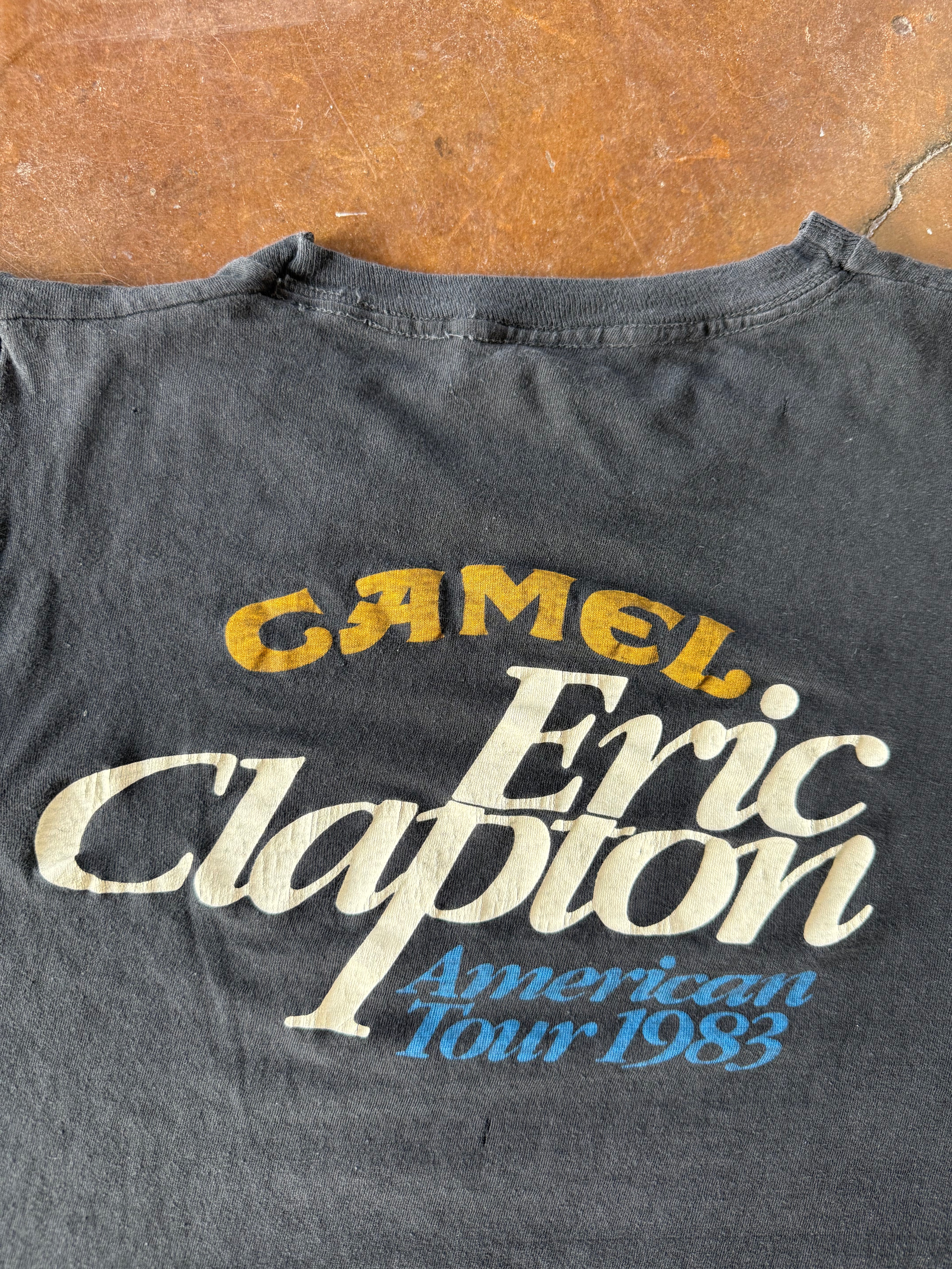 1983 Eric Clapton "american tour" shirt (MEDIUM)