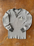 80s Harley Davidson thermal longsleeve shirt (MEDIUM)
