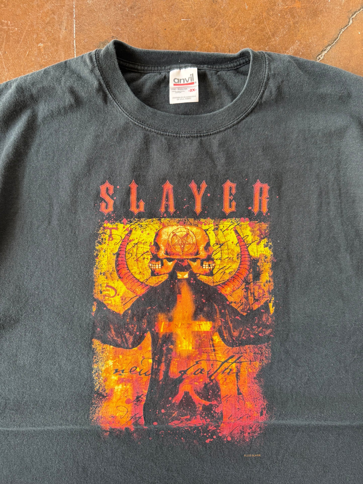 2003 Slayer tour shirt (XXL)