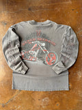2000s American Chopper "black widow" spider longsleeve shirt (LARGE)