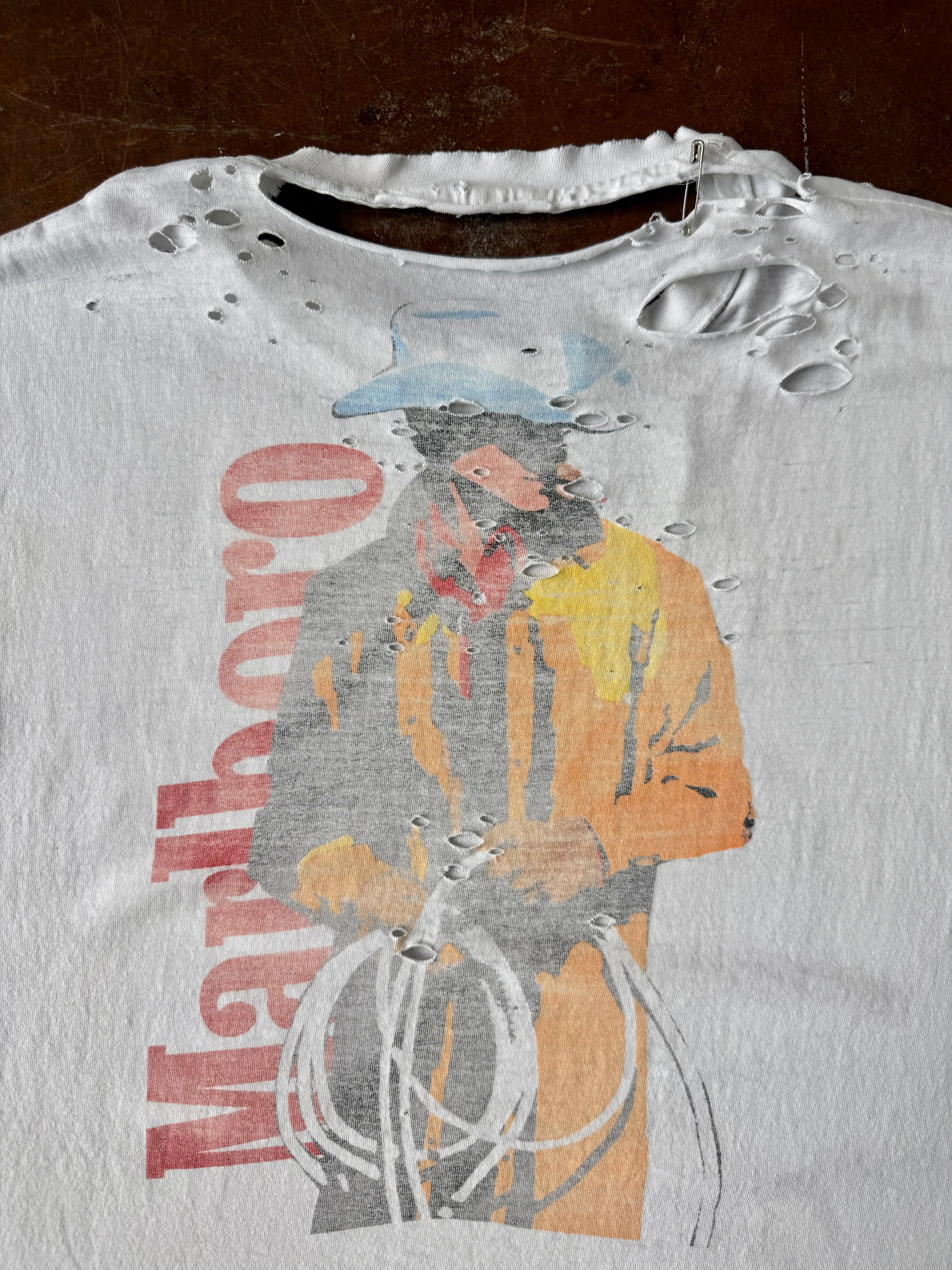 90s distressed Marlboro "cowboy" cut-off shirt (XL)