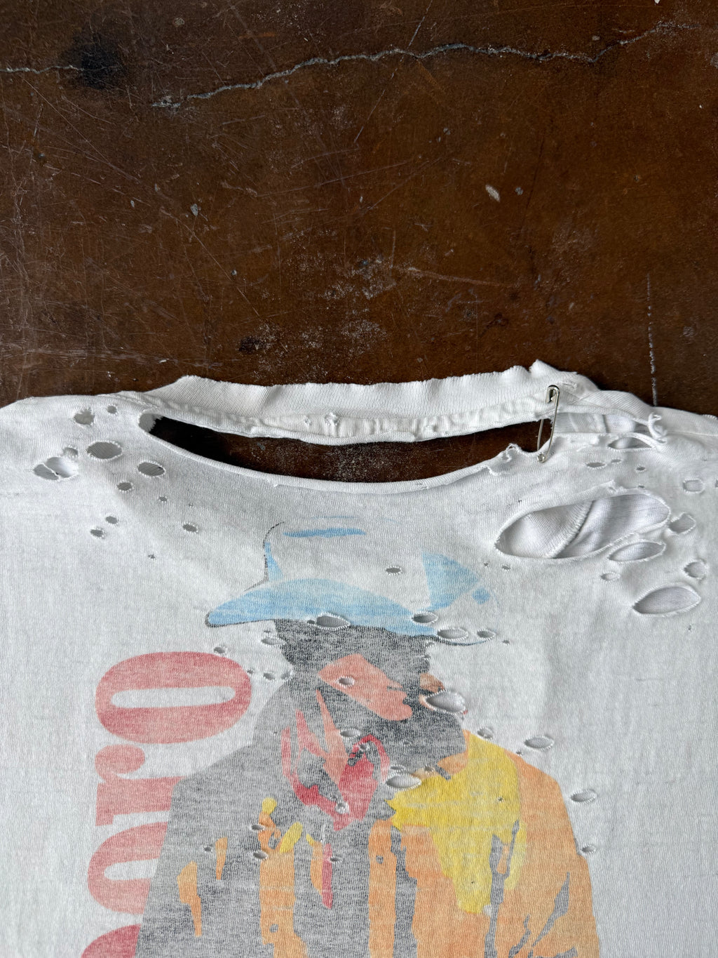 90s distressed Marlboro "cowboy" cut-off shirt (XL)