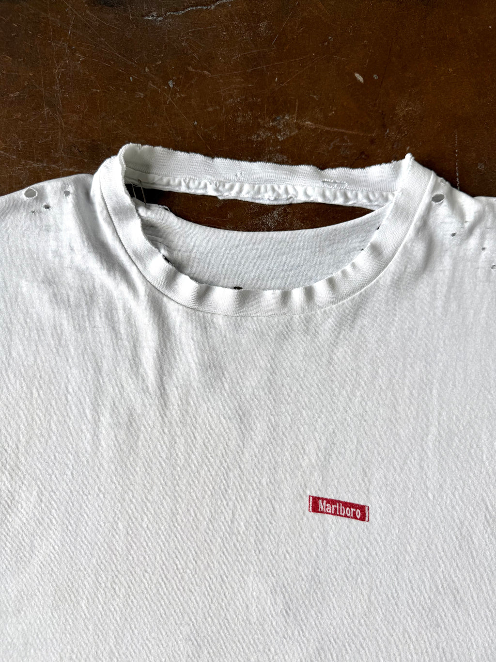 90s distressed Marlboro "cowboy" cut-off shirt (XL)