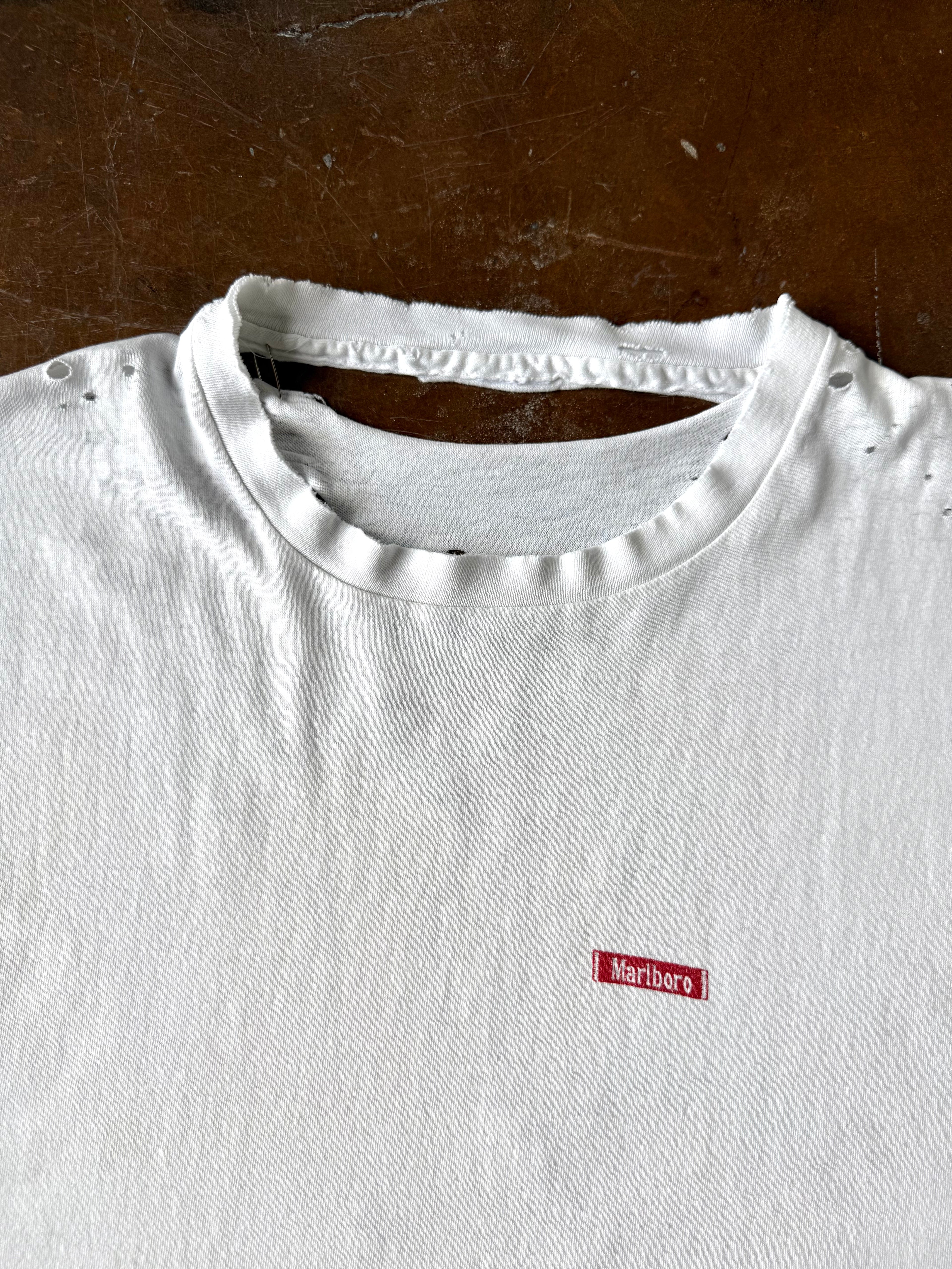 90s distressed Marlboro "cowboy" cut-off shirt (XL)