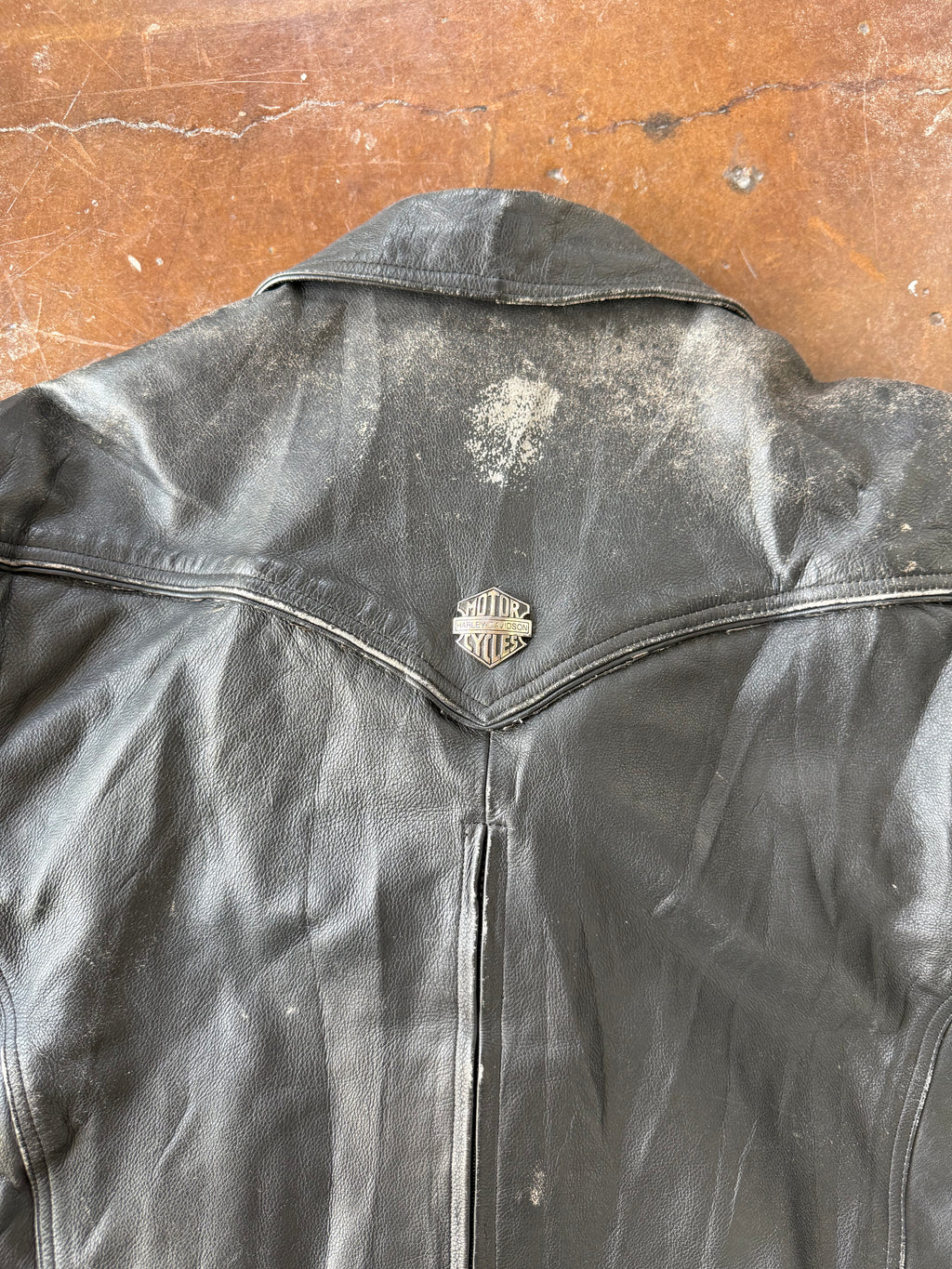 90s Harley Davidson Motorcycle leather jacket (LARGE)
