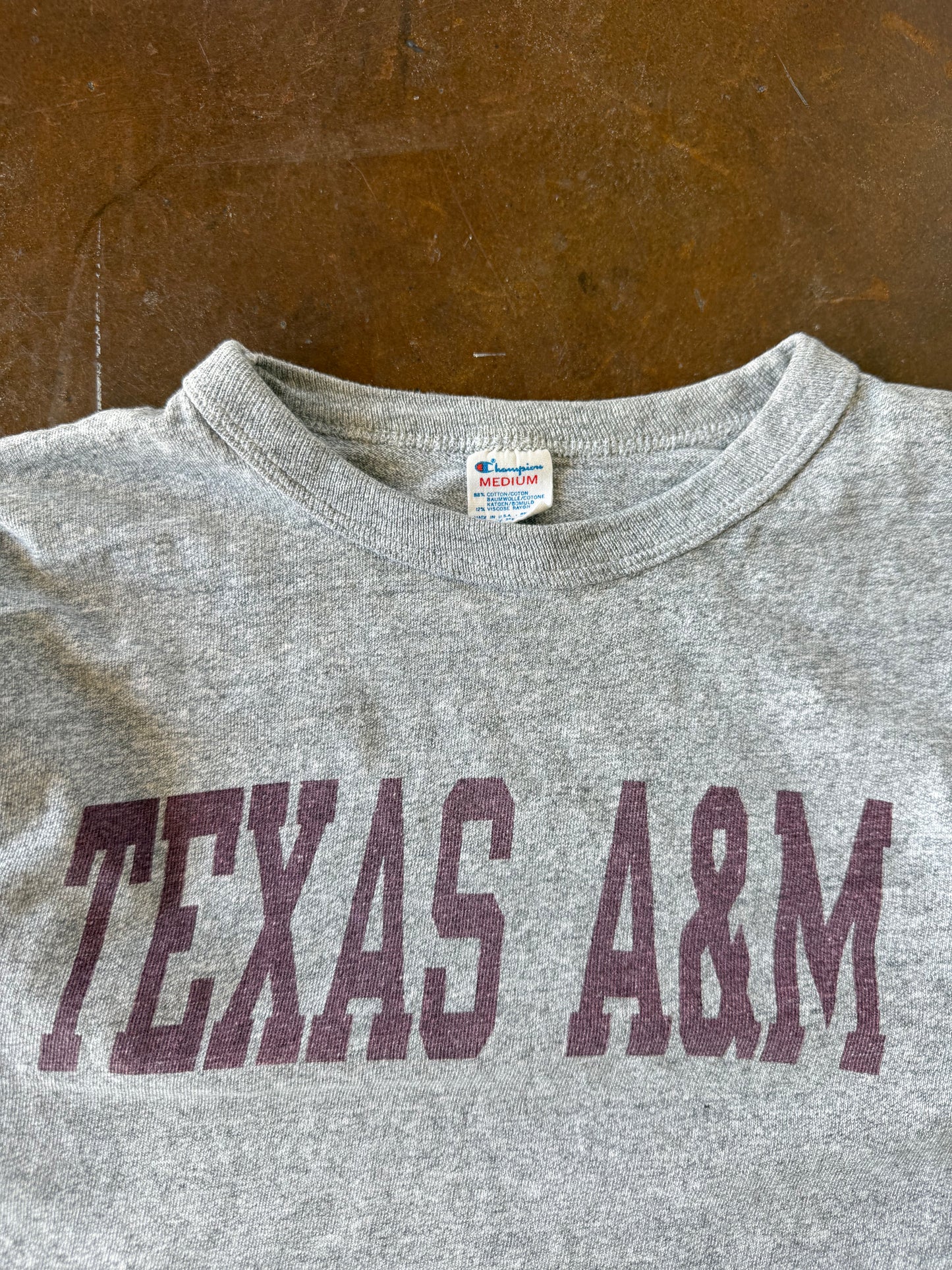 80s Champion "texas a&m" shirt (MEDIUM)
