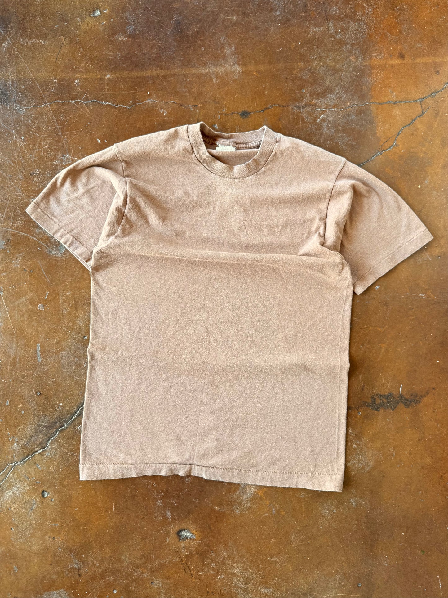 90s Brown blank shirt (LARGE)