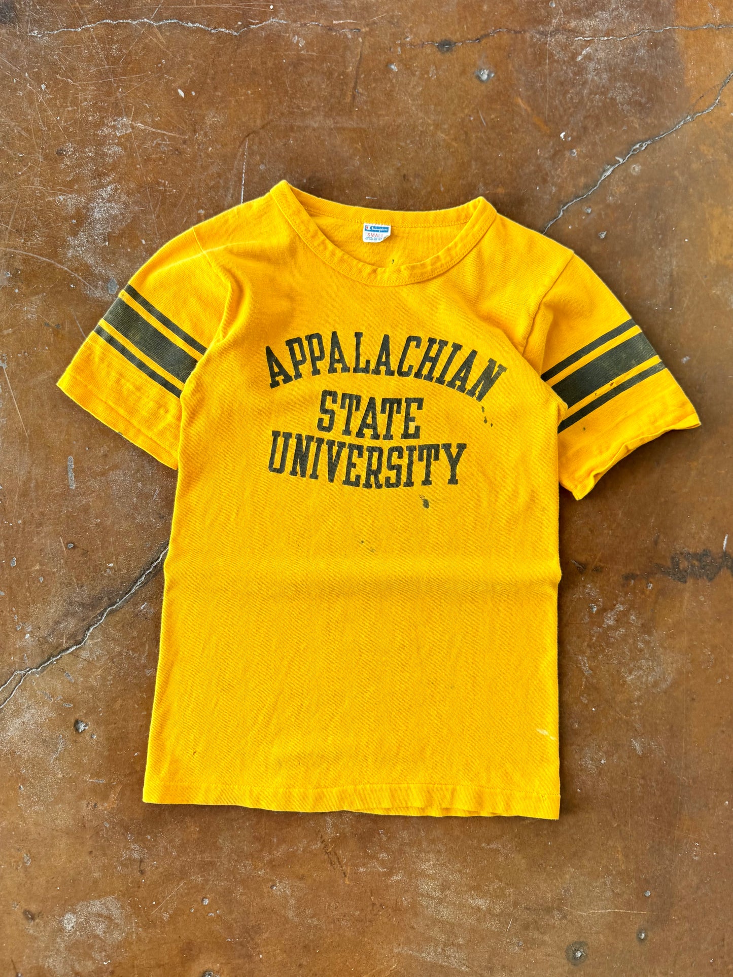 70s Champion "Appalachian State University" cotton jersey style shirt (SMALL)