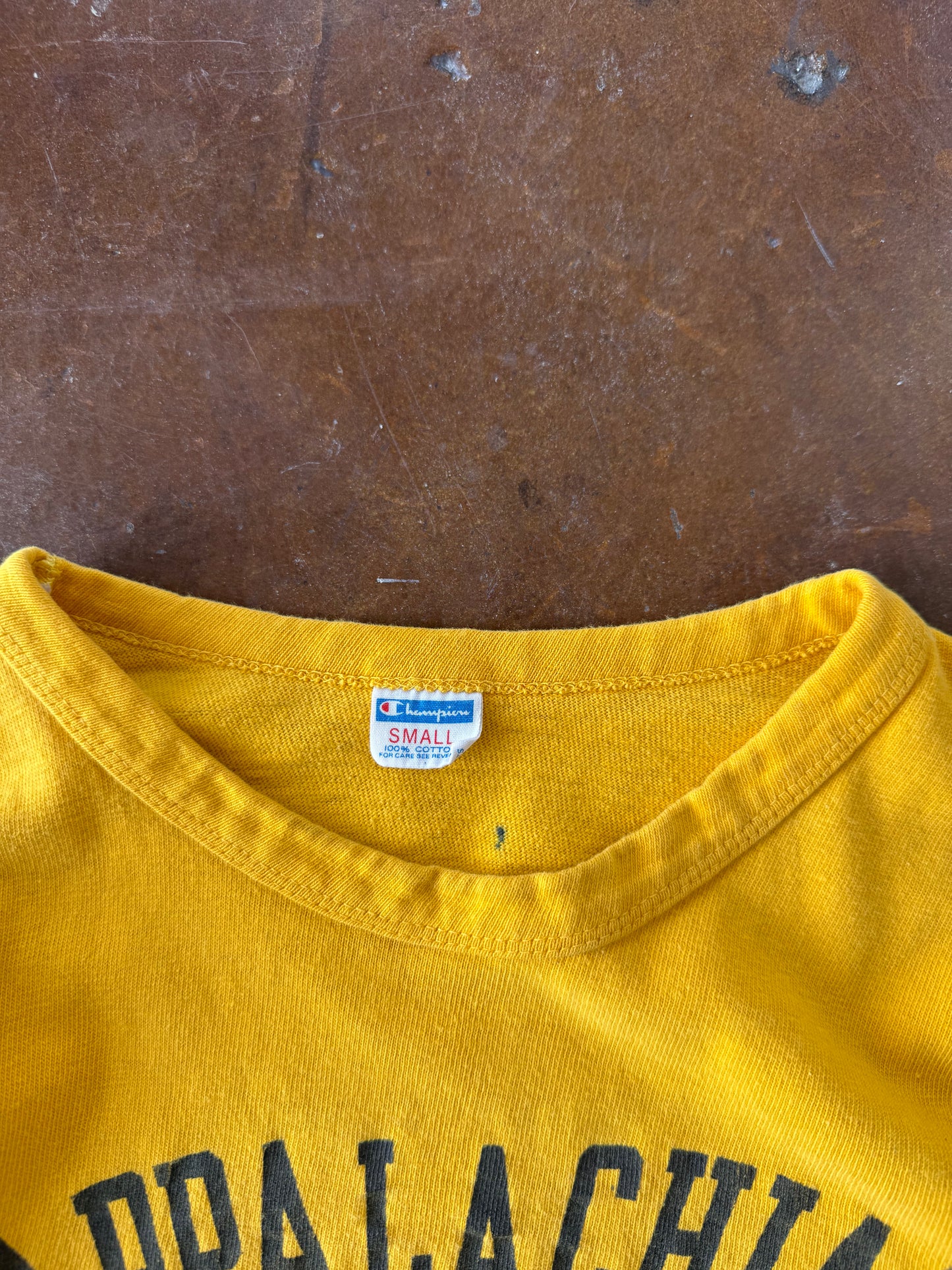 70s Champion "Appalachian State University" cotton jersey style shirt (SMALL)