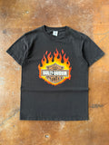 90s Harley Davidson "flame logo" biker shirt (MEDIUM)