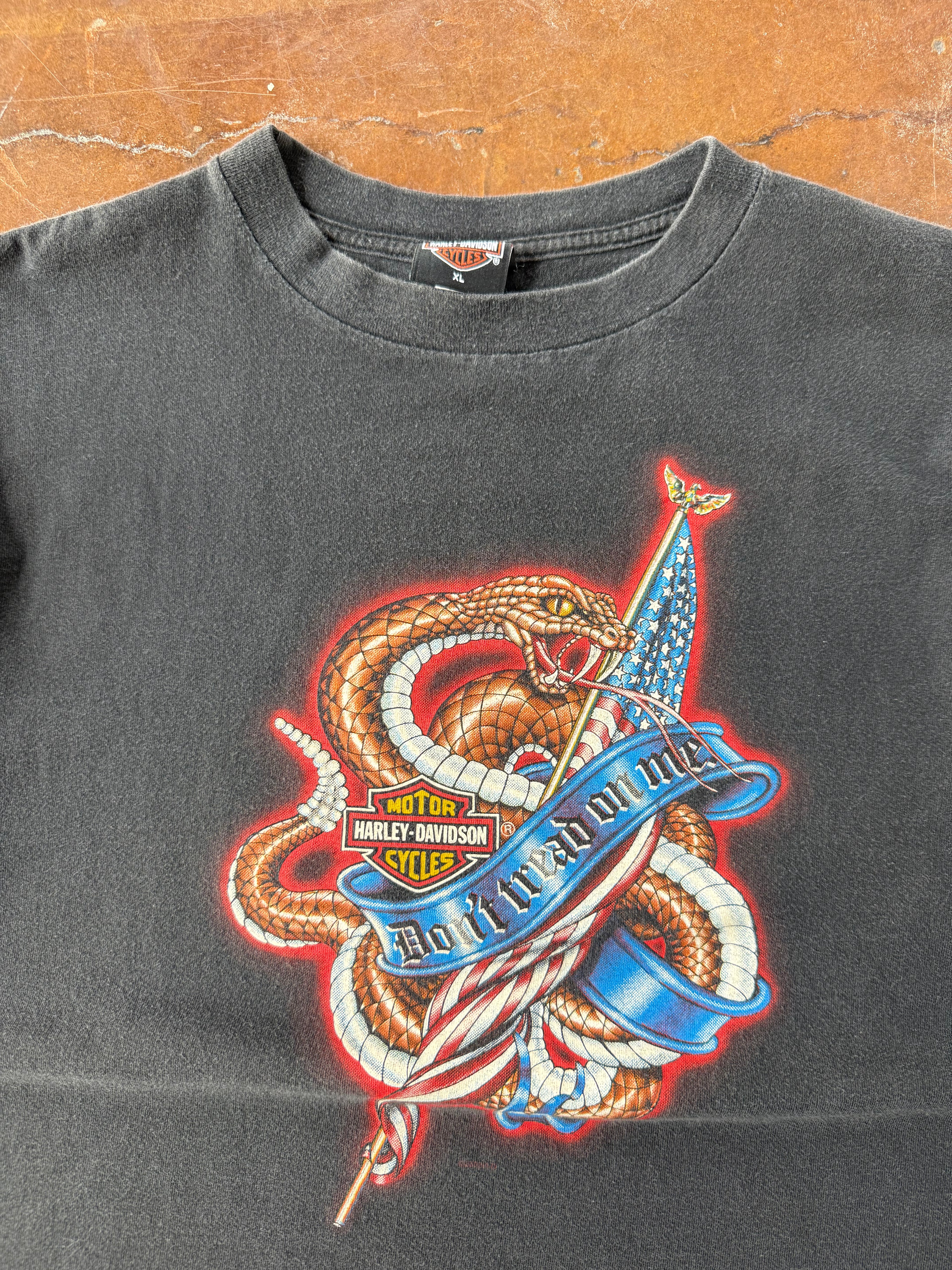 2001 Harley Davidson "american serpent" biker shirt (XL)