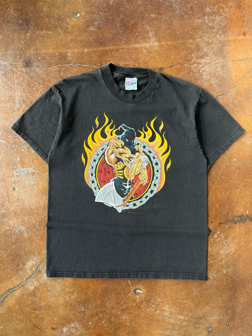 1998 Sturgis Bike Rally "executioner" biker shirt (LARGE)