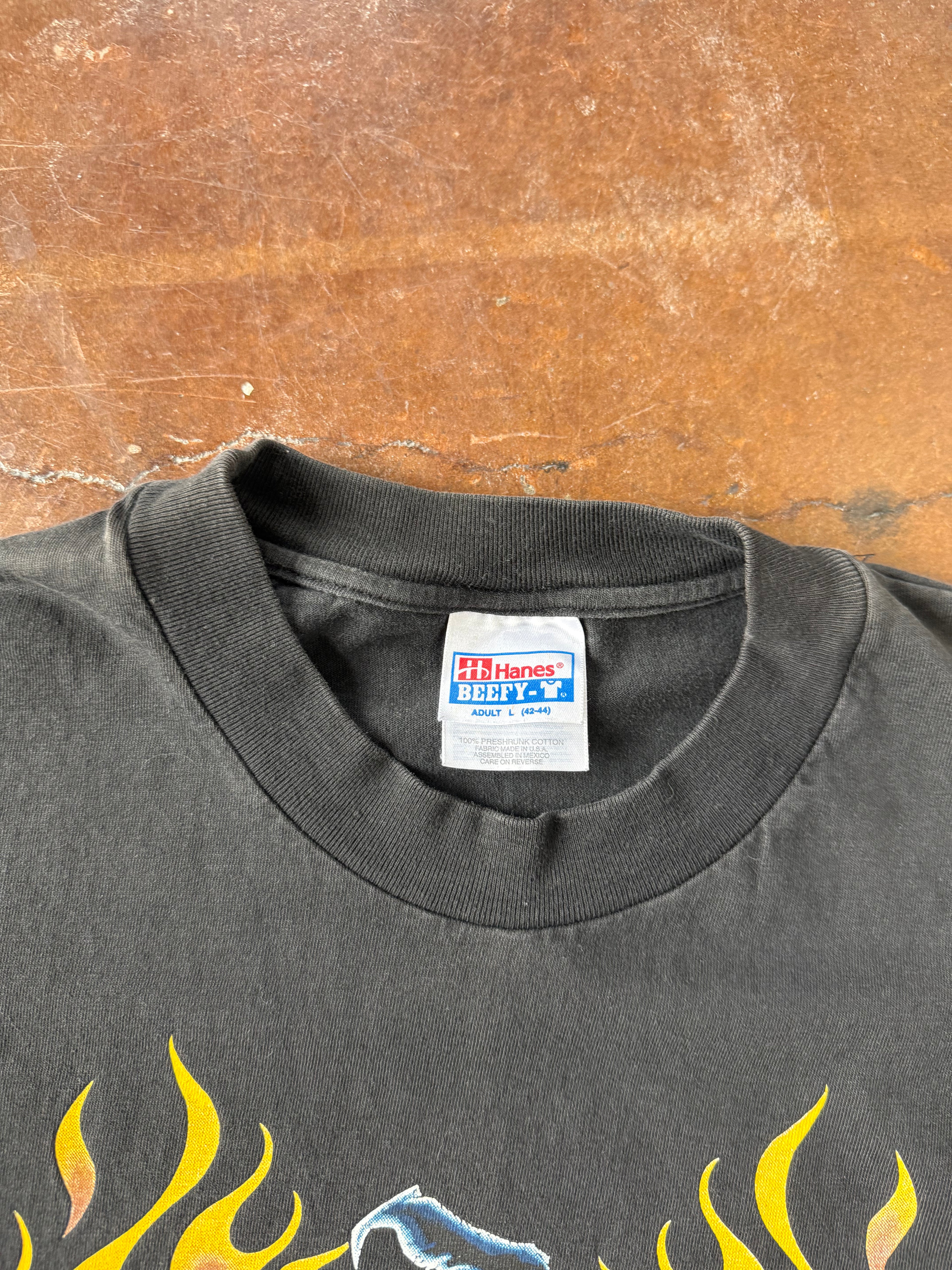 1998 Sturgis Bike Rally "executioner" biker shirt (LARGE)