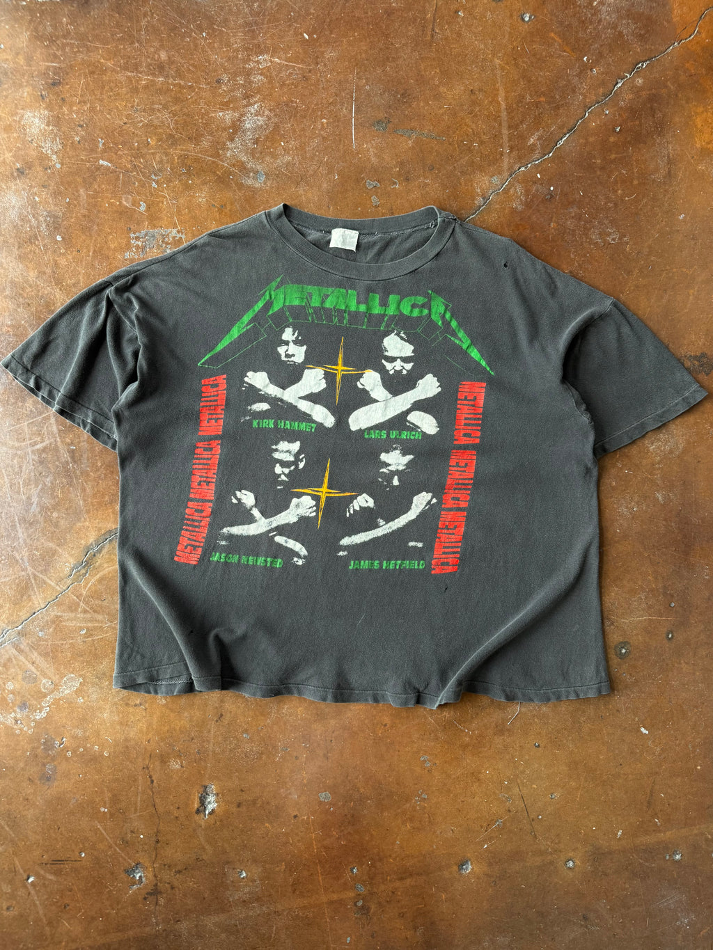 90s Metallica band parking lot boot (XXL)