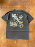1996 Harley Davidson "real steel" biker shirt (LARGE)