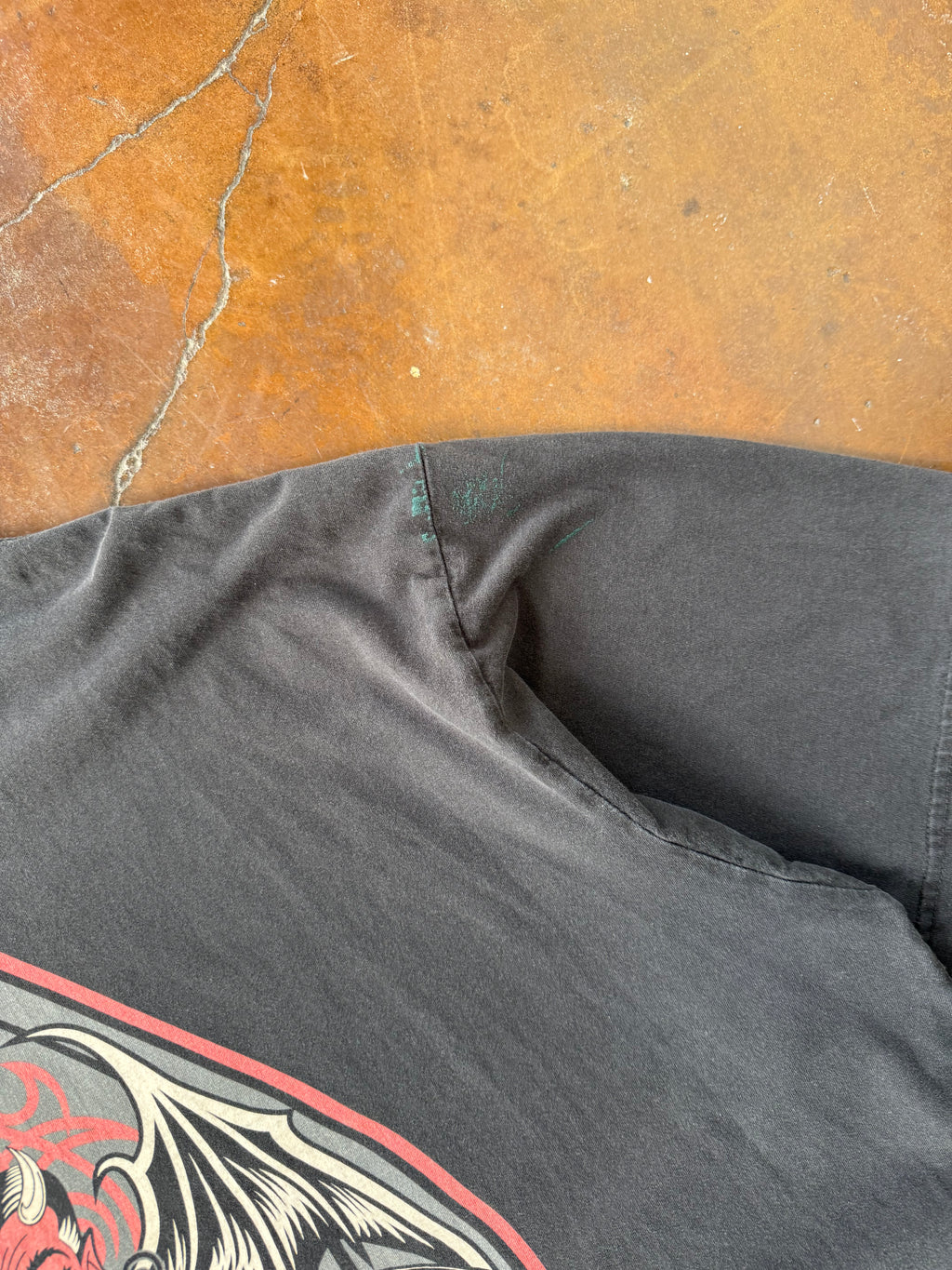 2000s West Coast Choppers "devil-man" shirt (XXXL)