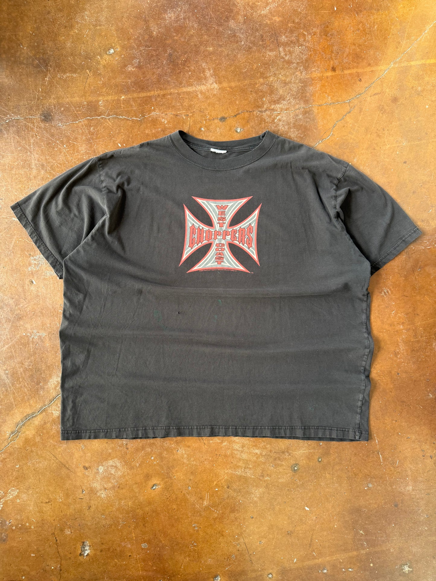 2000s West Coast Choppers "devil-man" shirt (XXXL)