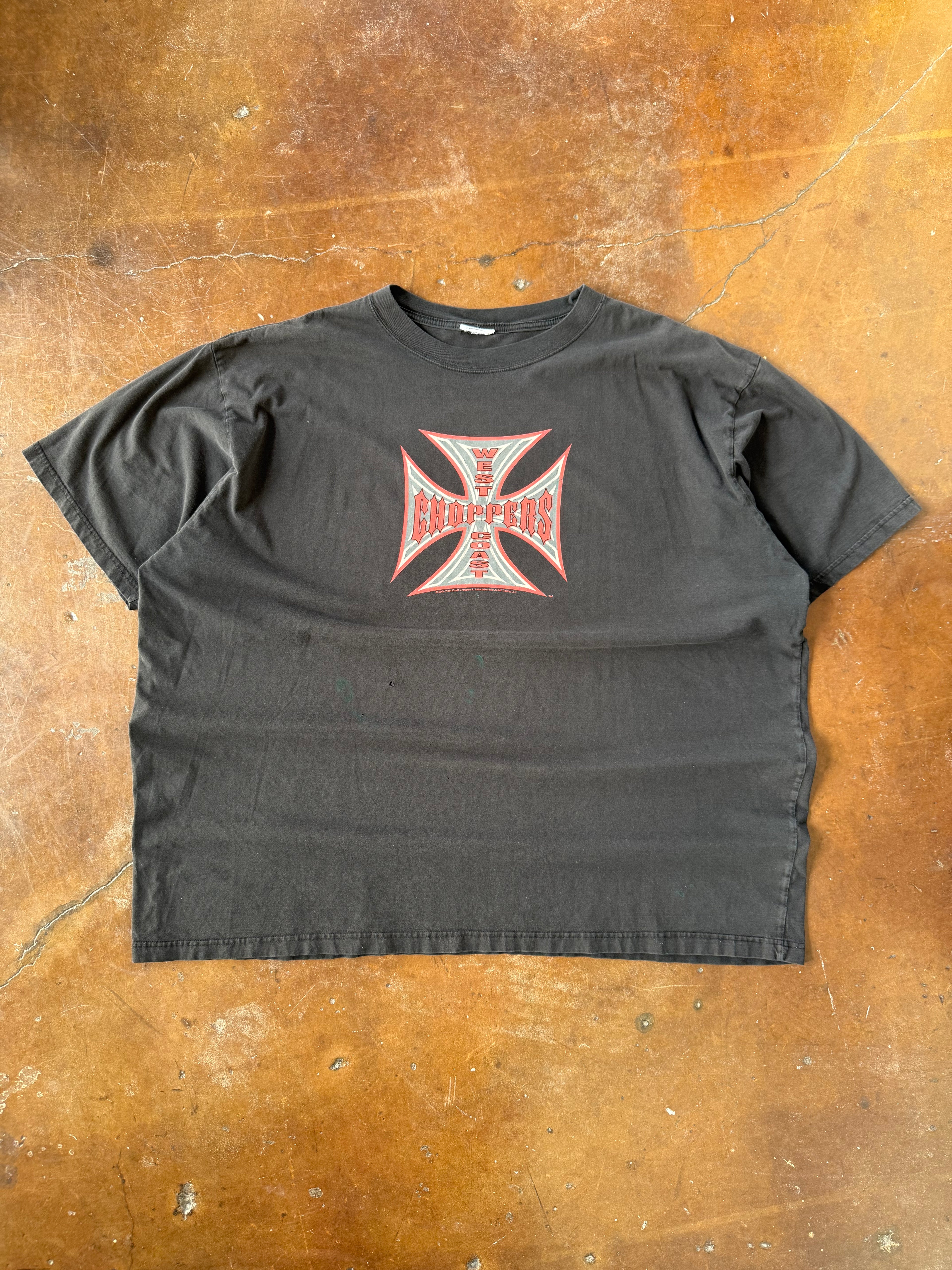 2000s West Coast Choppers "devil-man" shirt (XXXL)