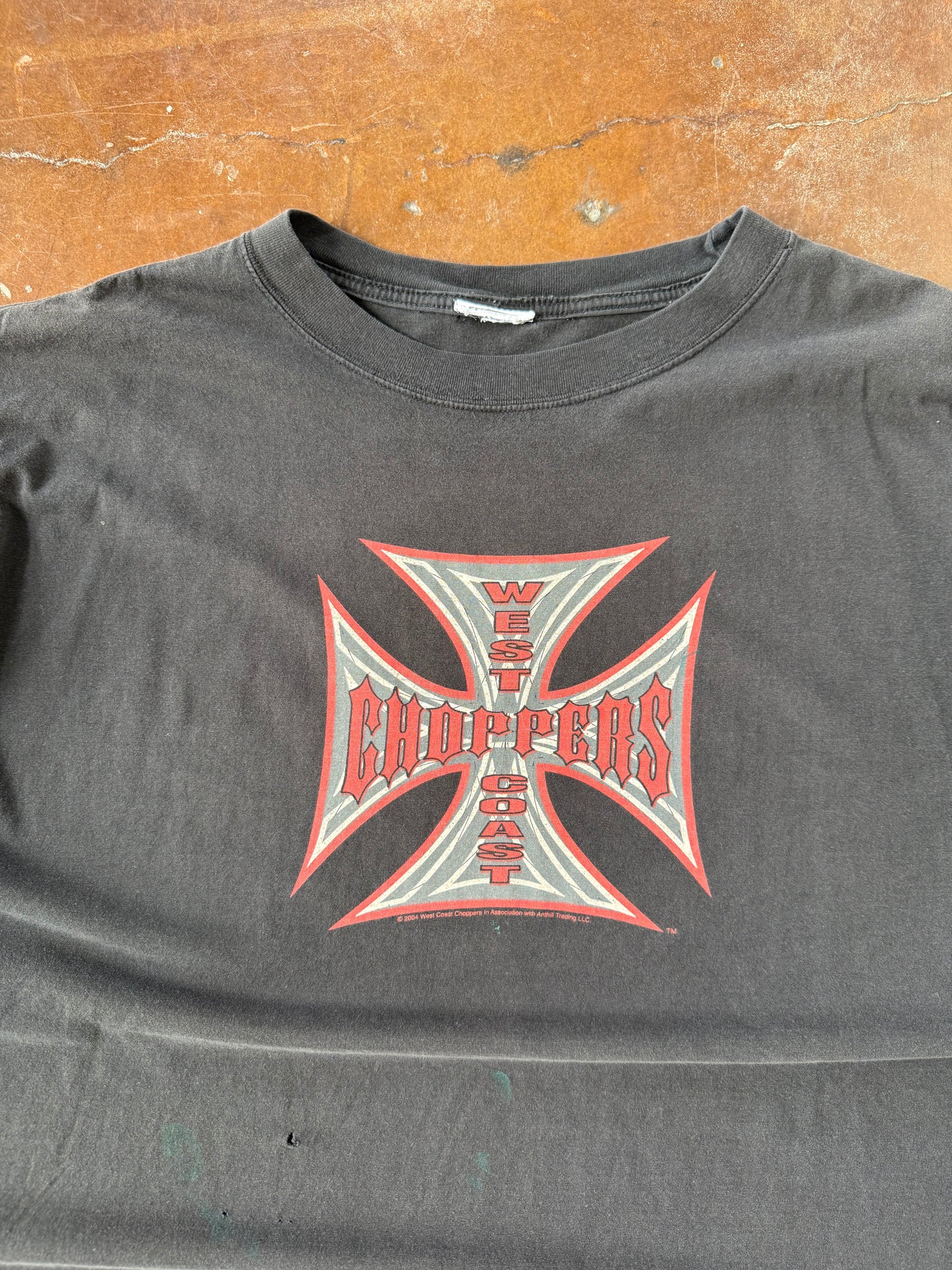 2000s West Coast Choppers "devil-man" shirt (XXXL)