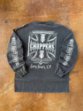 2000s West Coast Choppers "steel logo" longsleeve shirt (XL)