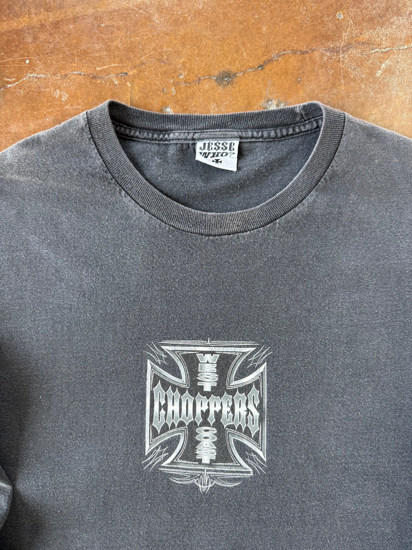 2000s West Coast Choppers "steel logo" longsleeve shirt (XL)