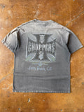 2000s faded West Coast Choppers "classic logo" biker shirt (XL)