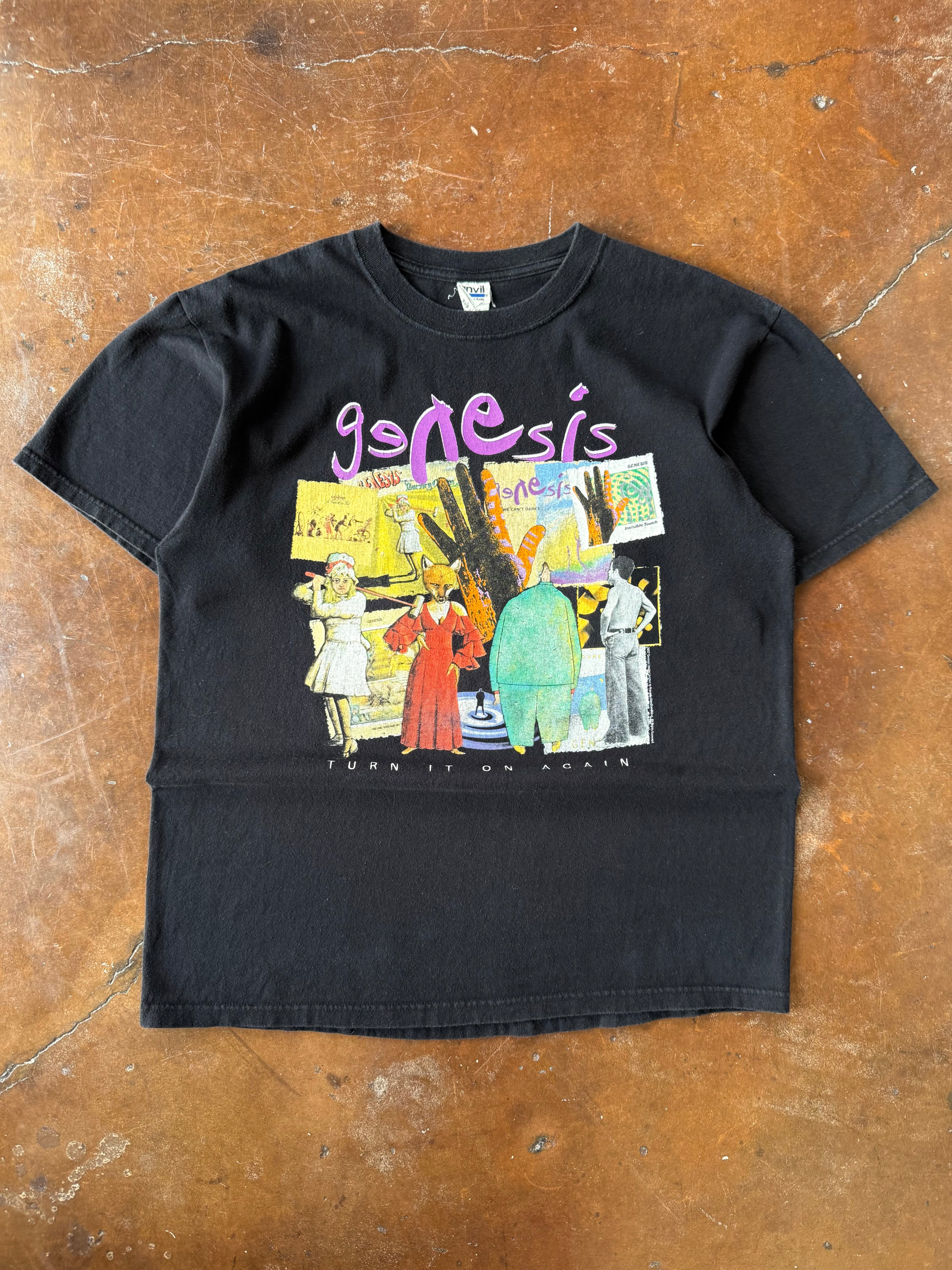 2007 Genesis "turn it on again" tour shirt (LARGE)