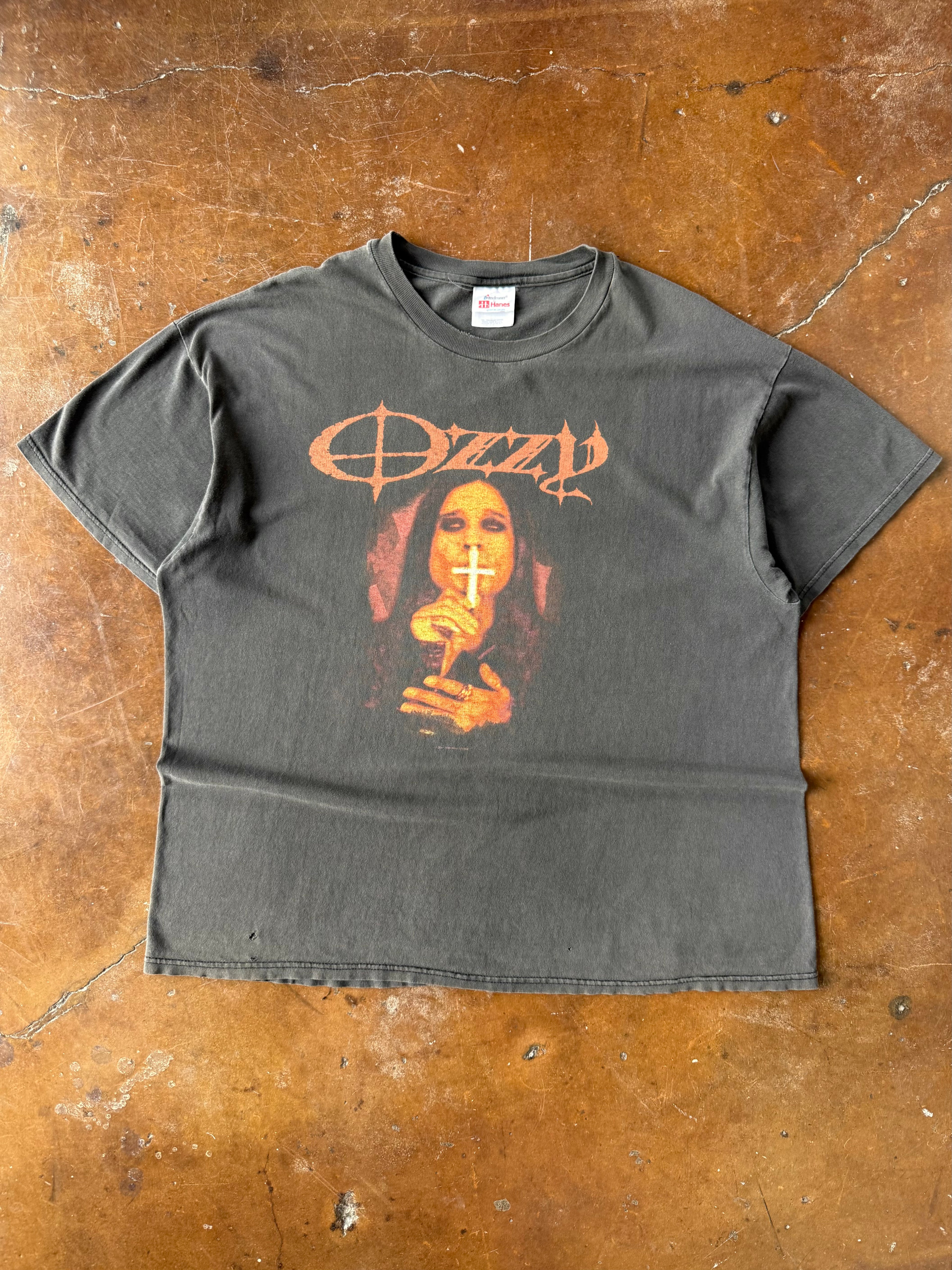 2001 lightly faded Ozzy Osbourne shirt (XL)
