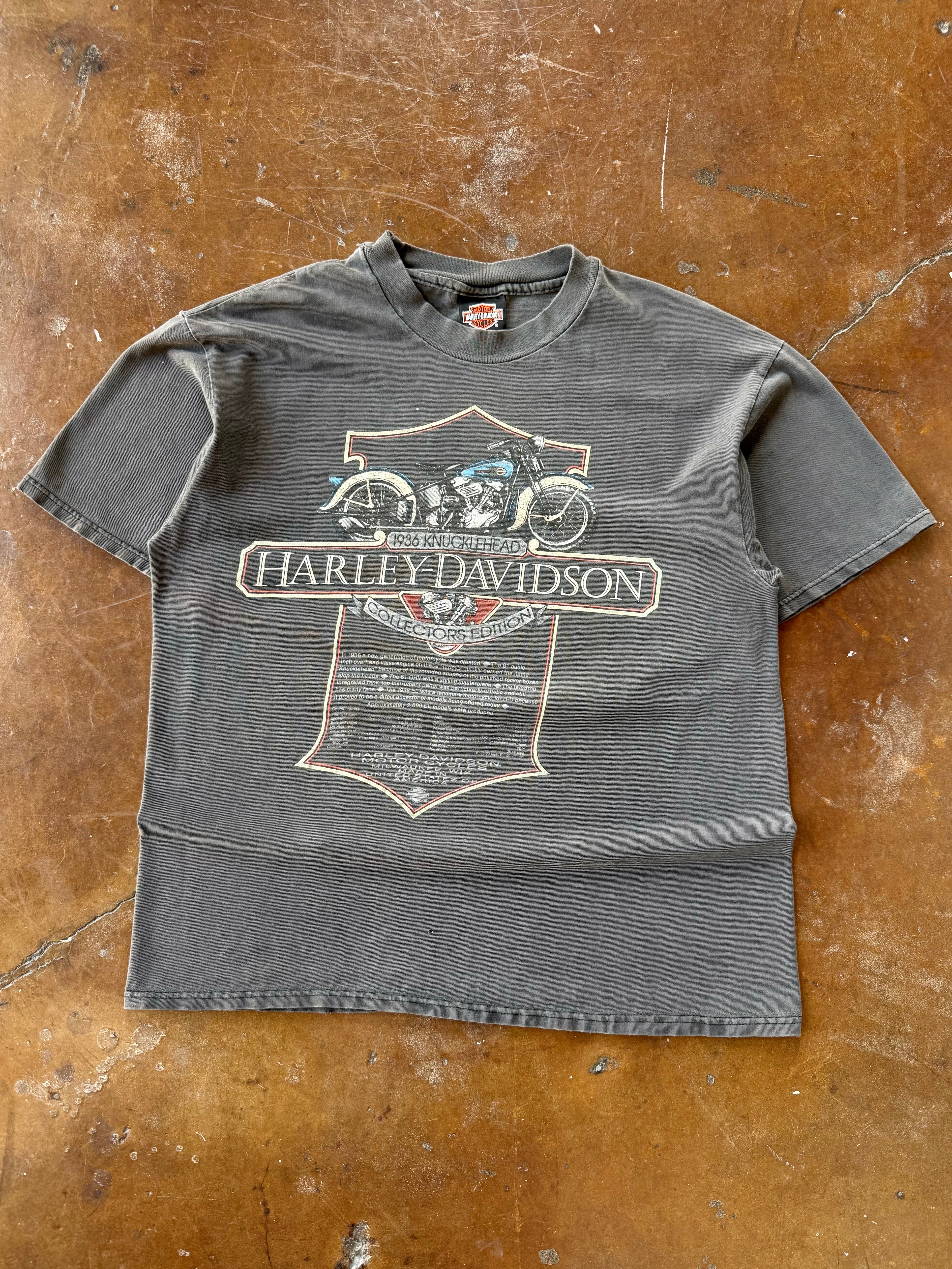90s faded Harley Davidson "collector's edition" biker shirt (LARGE)